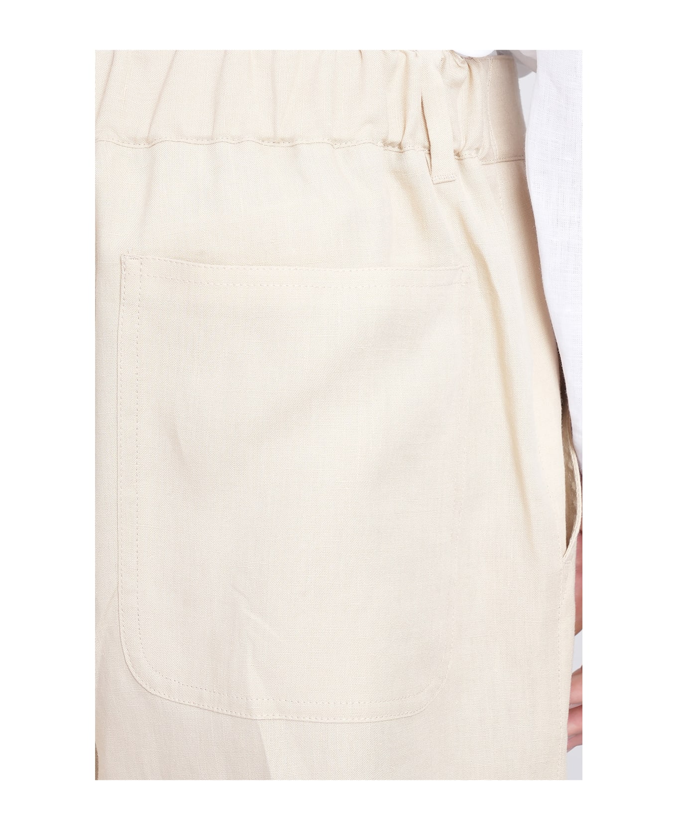 Paul Smith Shorts In Beige Linen - beige