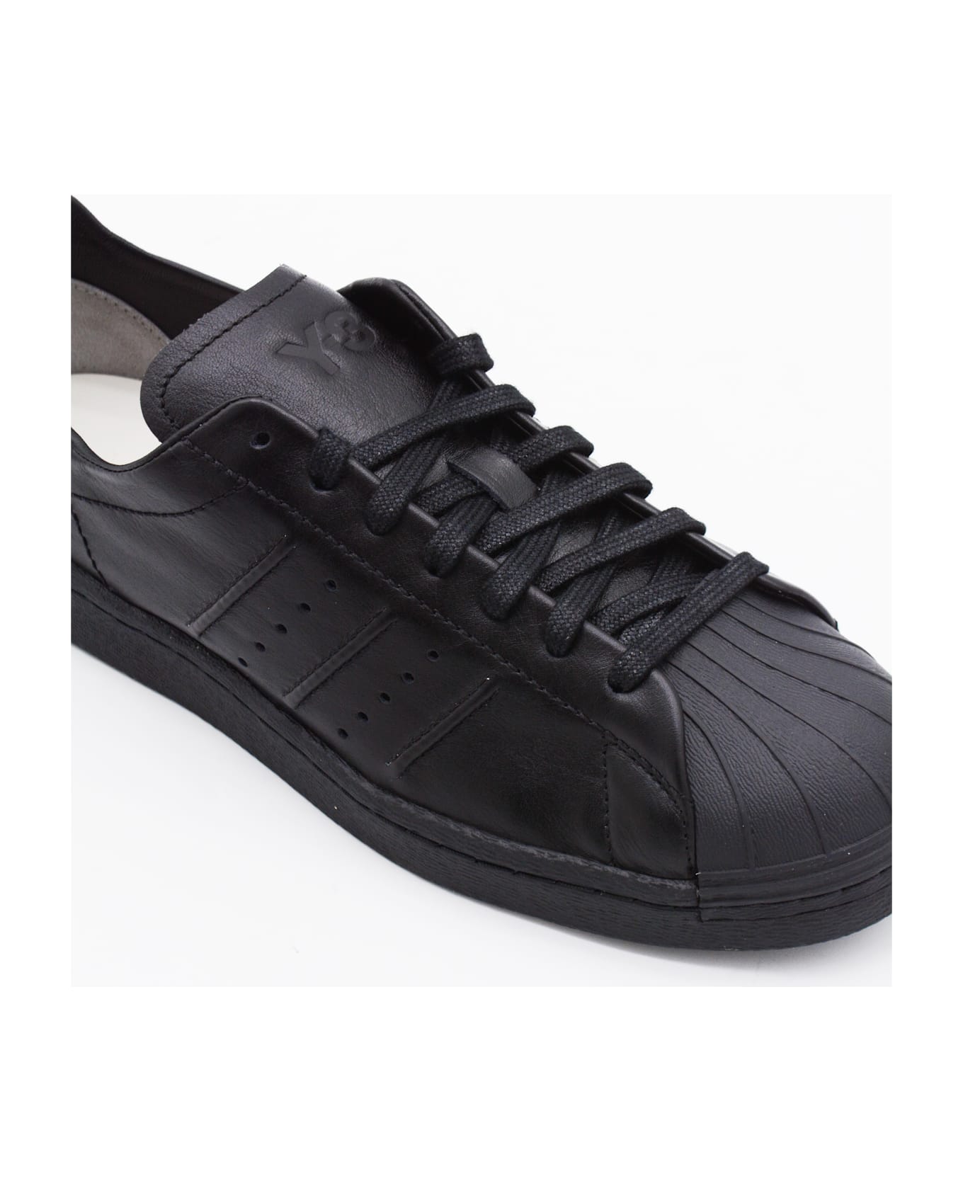 Y-3 Black Y-3 Superstar Sneakers - BLACK/BLACK/BLACK