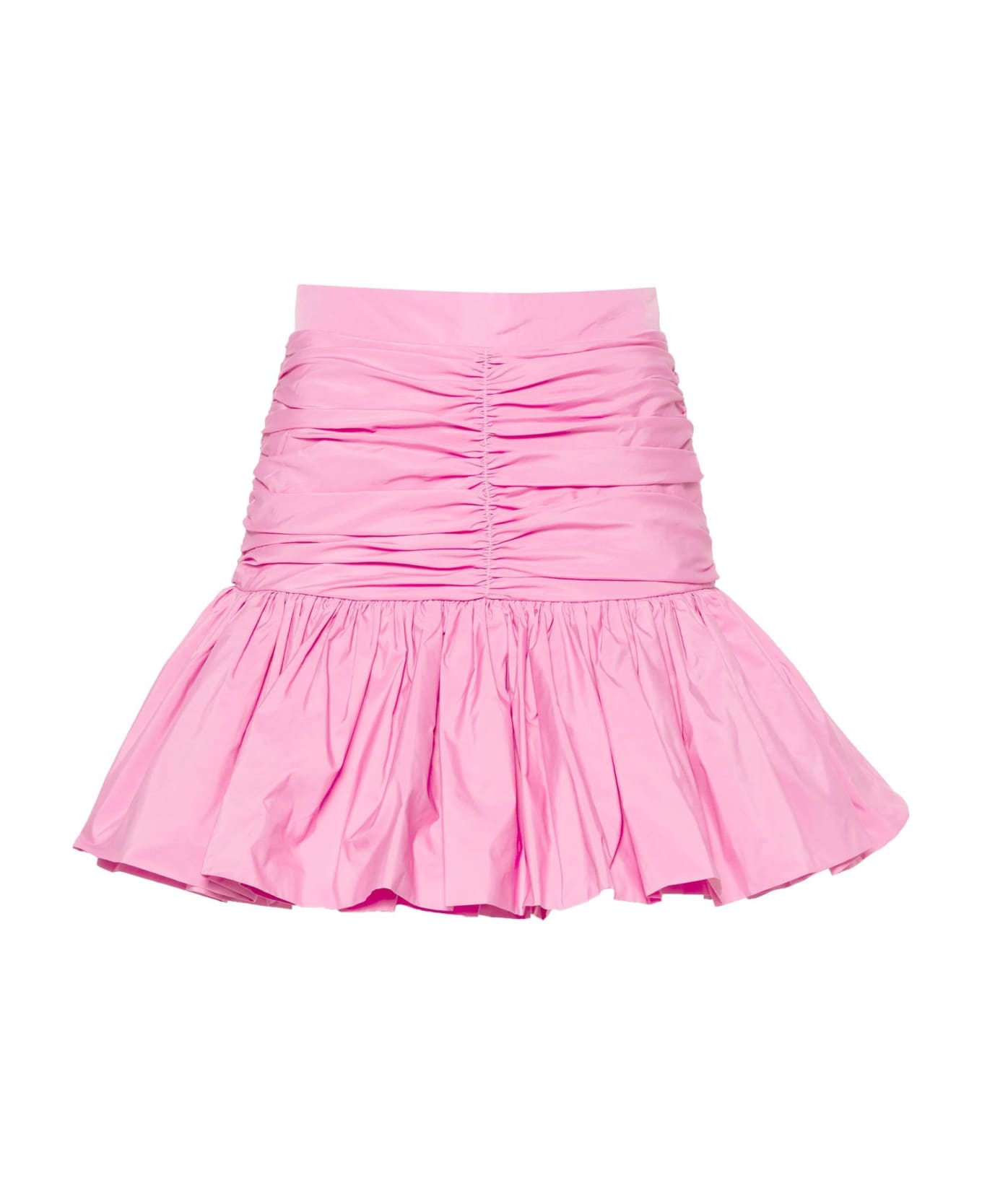 Patou Pink Recycled Polyester Faille Skirt - Pink