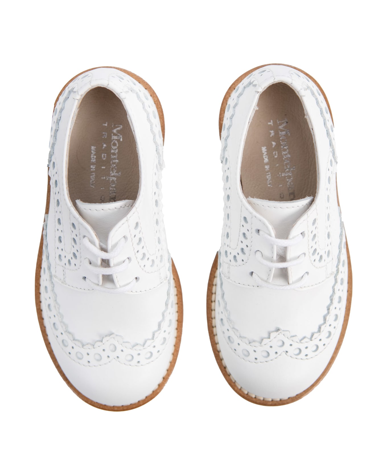 Andrea Montelpare Leather Shoe - White