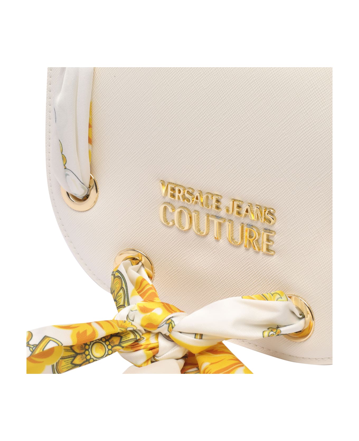Versace Jeans Couture Chain Couture 1 Shoulder Bag - White