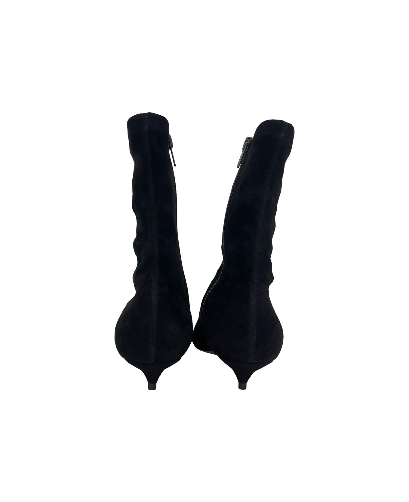 The Row Liisa Kitten Bootie - Blk Black