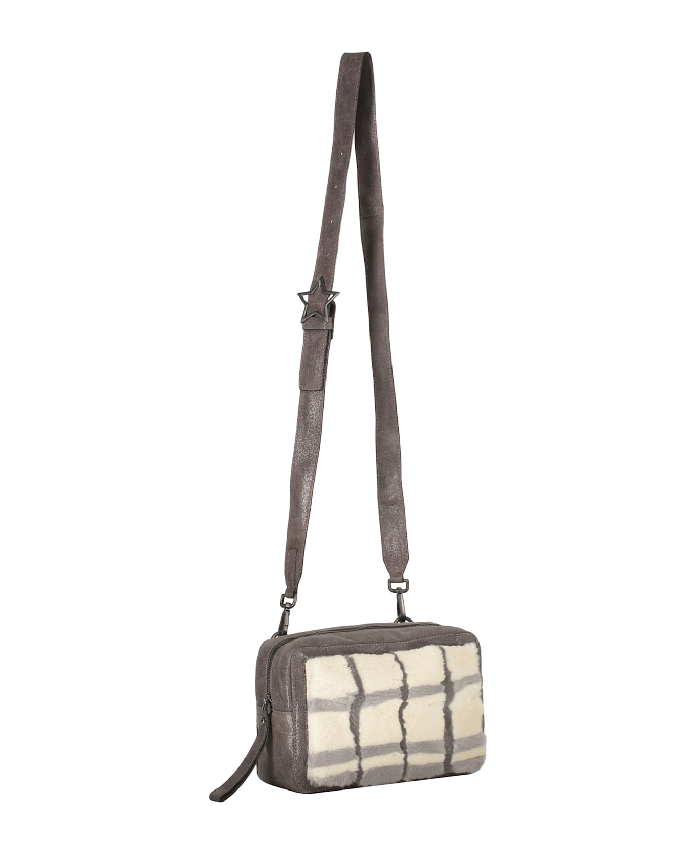Lorena Antoniazzi Leather Crossbody Bag - grey