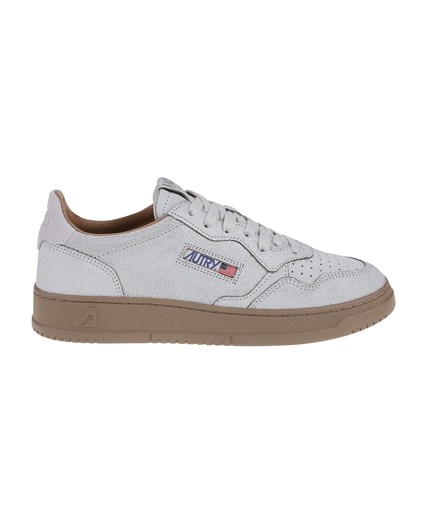 Autry Medalist Low Sneakers - White/tobacco