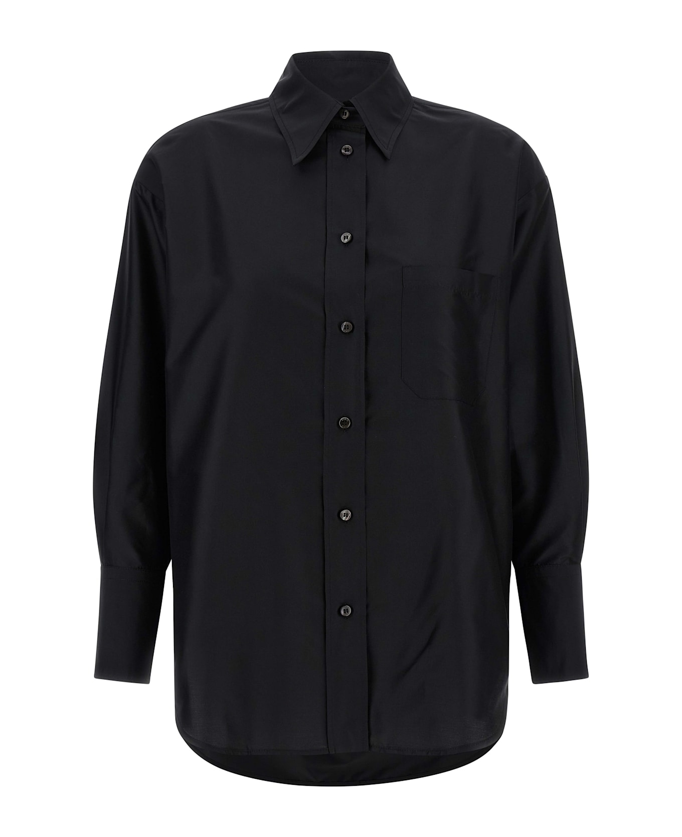 Alberto Biani Silk Shirt - Black  