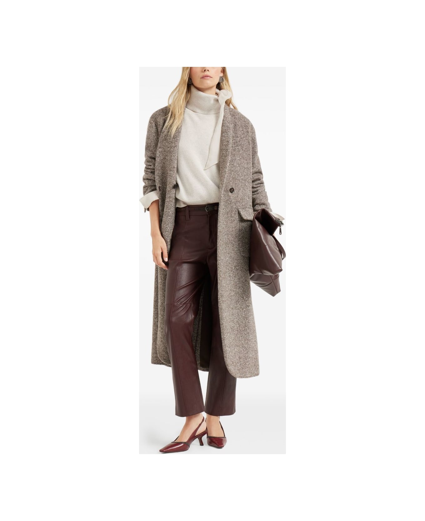 Brunello Cucinelli Brown Coat - Brown
