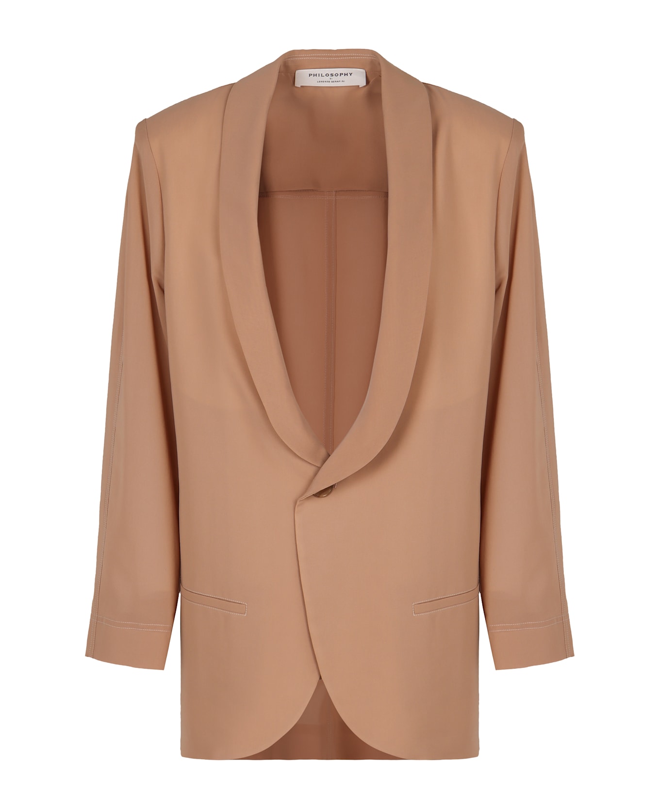 Philosophy di Lorenzo Serafini Single-breasted One Button Jacket - skin