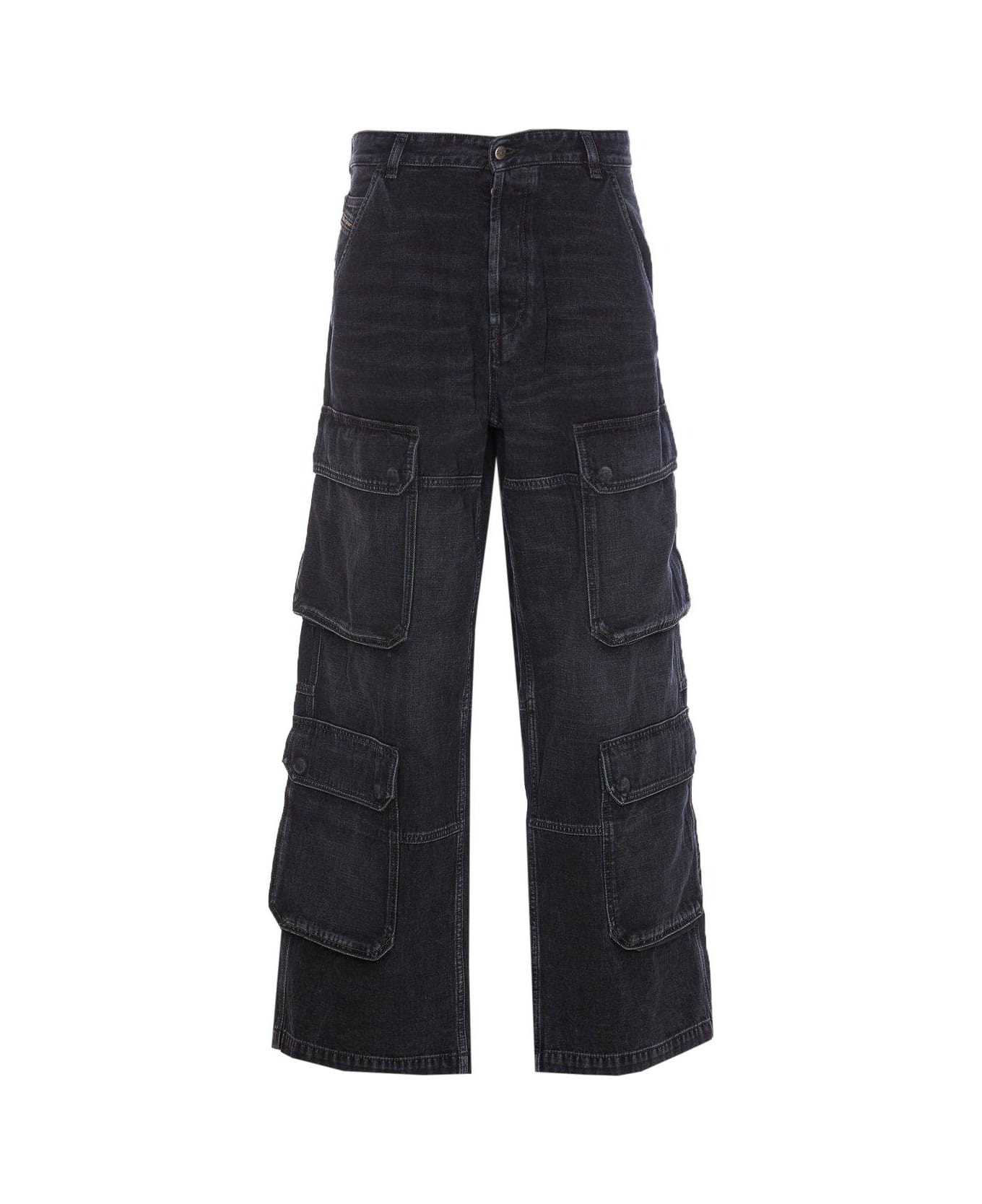 Diesel D-touch-cargo Relaxed Jeans Diesel