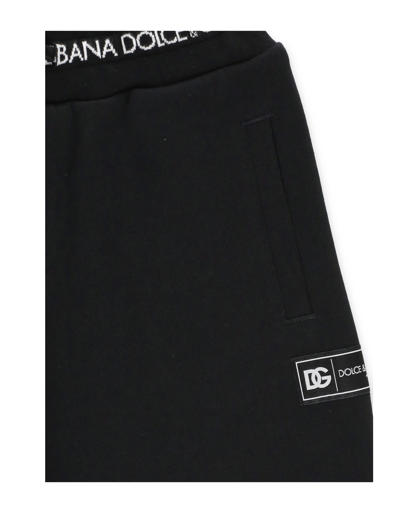 Dolce & Gabbana Cotton Trousers - BLACK ボトムス