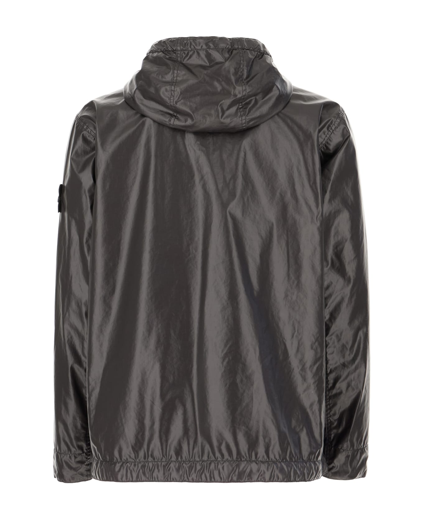 Stone Island Charcoal Cotton Padded Jacket - Antracite