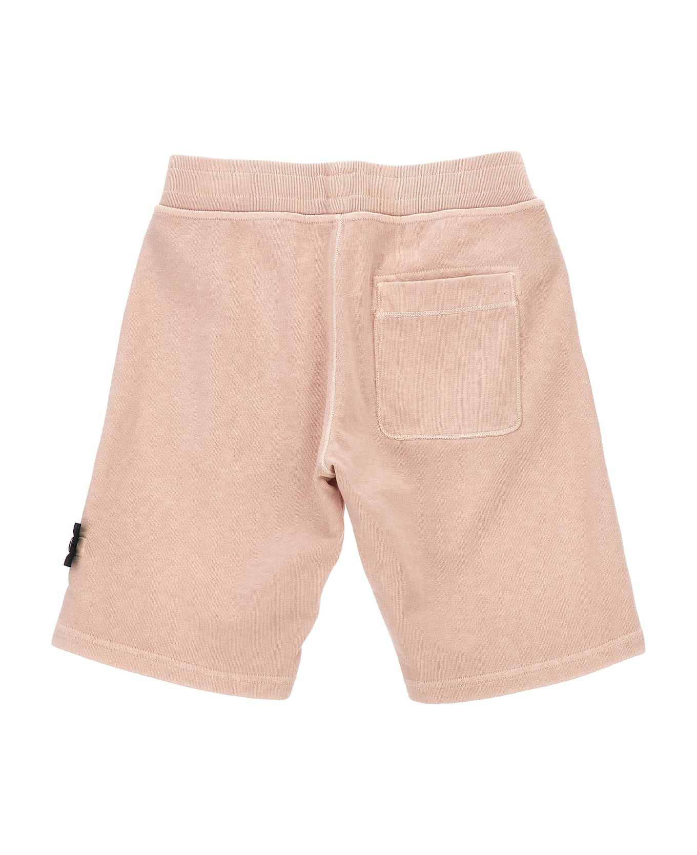 Stone Island Junior Logo Badge Bermuda Shorts - Pink