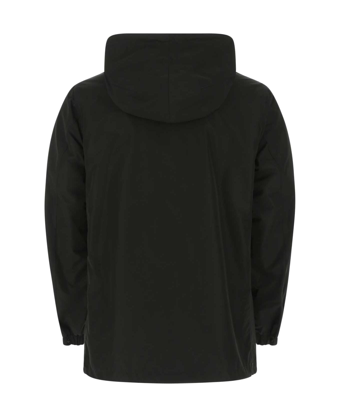 Burberry Black Polyester Reversibile K-way - A1189