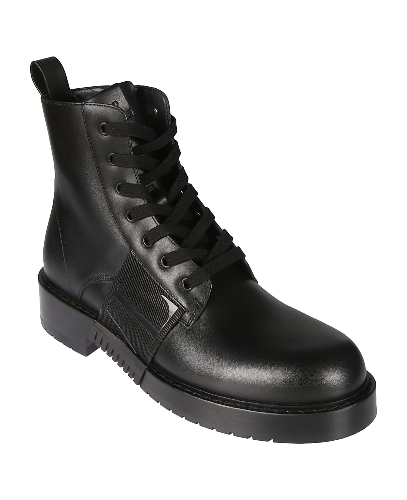 Valentino Garavani Vi7n City Combat Boots - Black