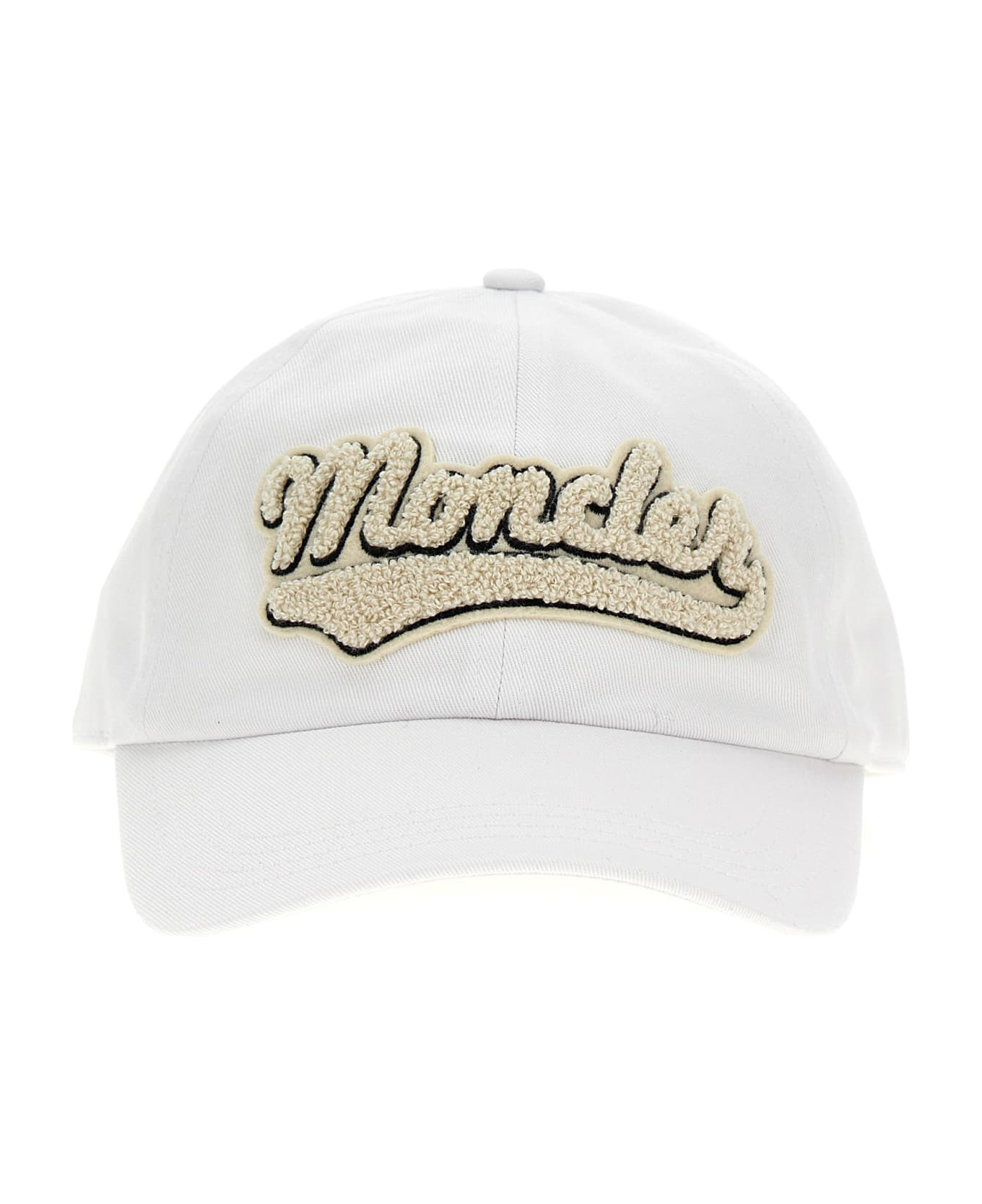 Moncler Logo Cap - White