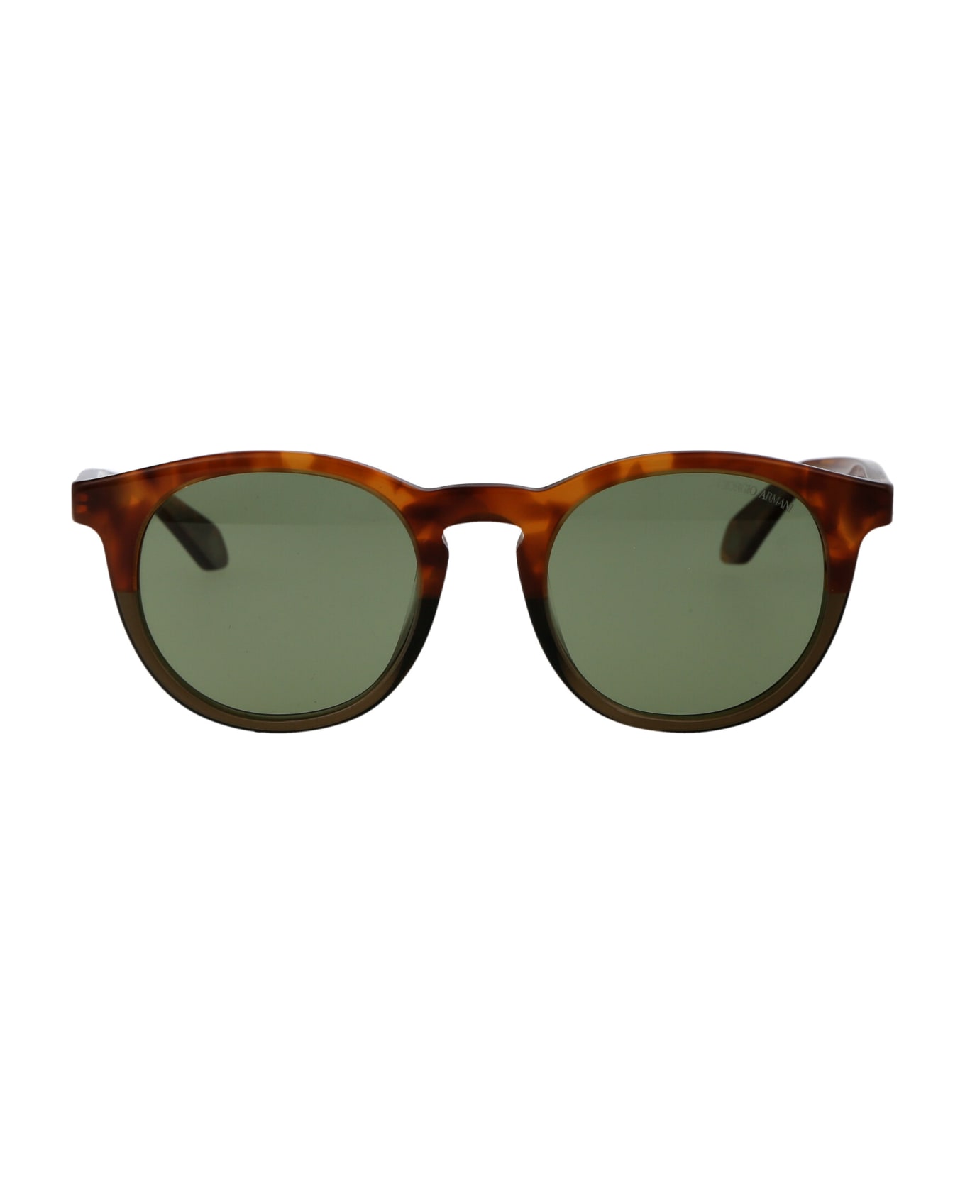 Giorgio Armani 0ar8192 Sunglasses - 598814 Havana Red/Opal Olive Green