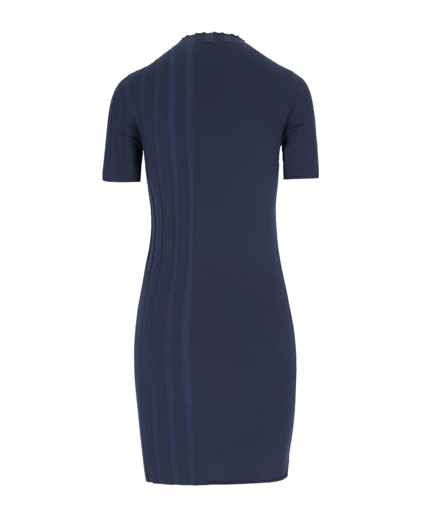 Fendi Logo Mini Dress - Blue