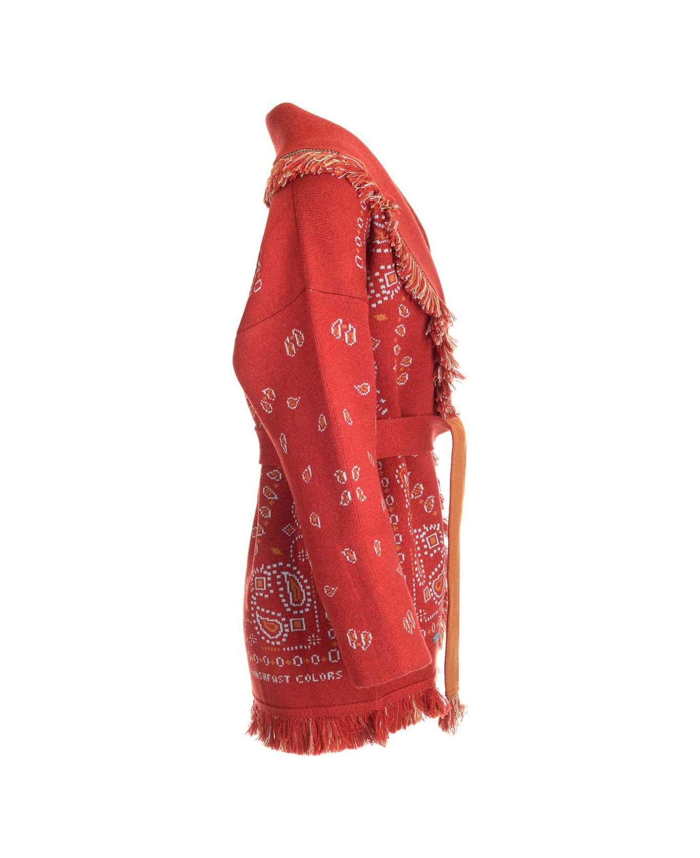 Alanui Cashmere Knit Cardigan - Red