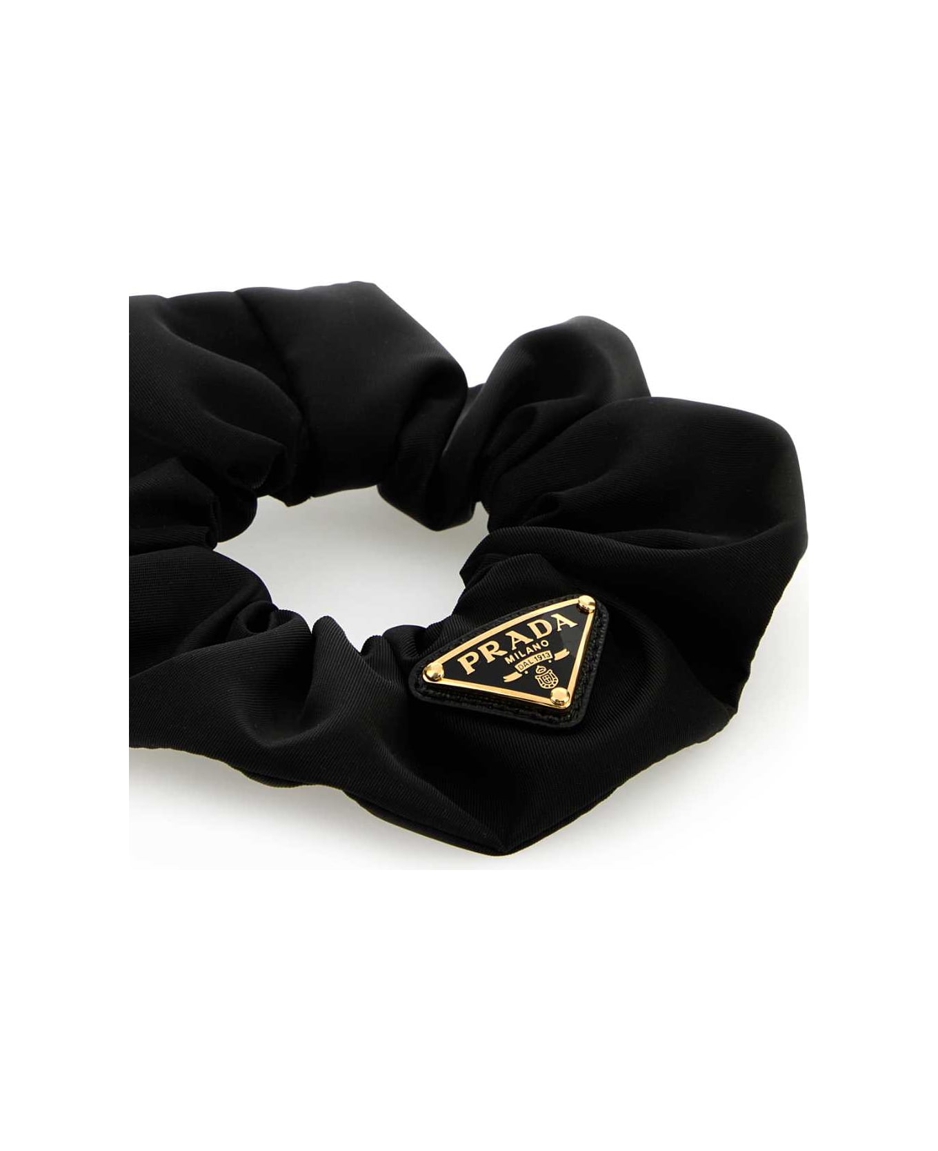 Prada Black Nylon Scrunchie | italist