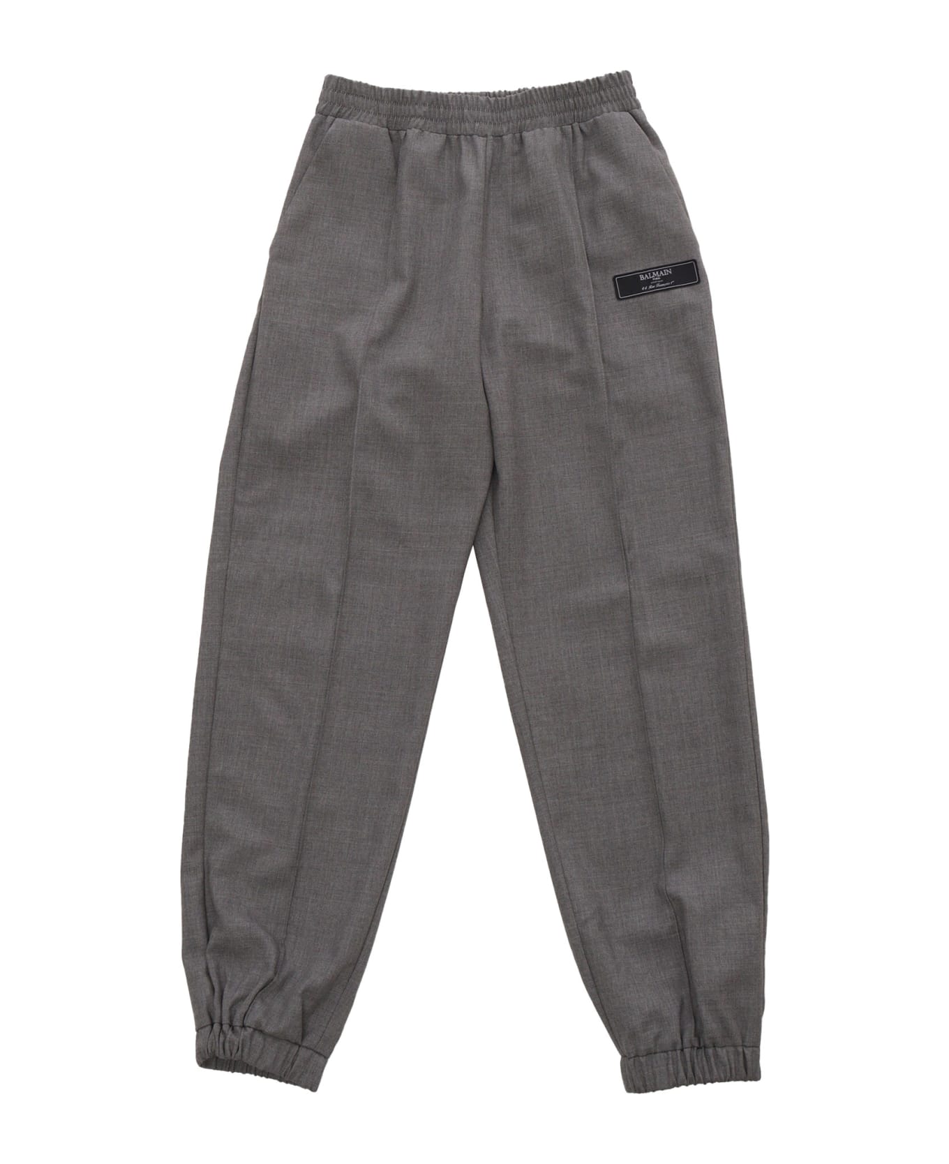 Balmain Woven Trousers - GREY