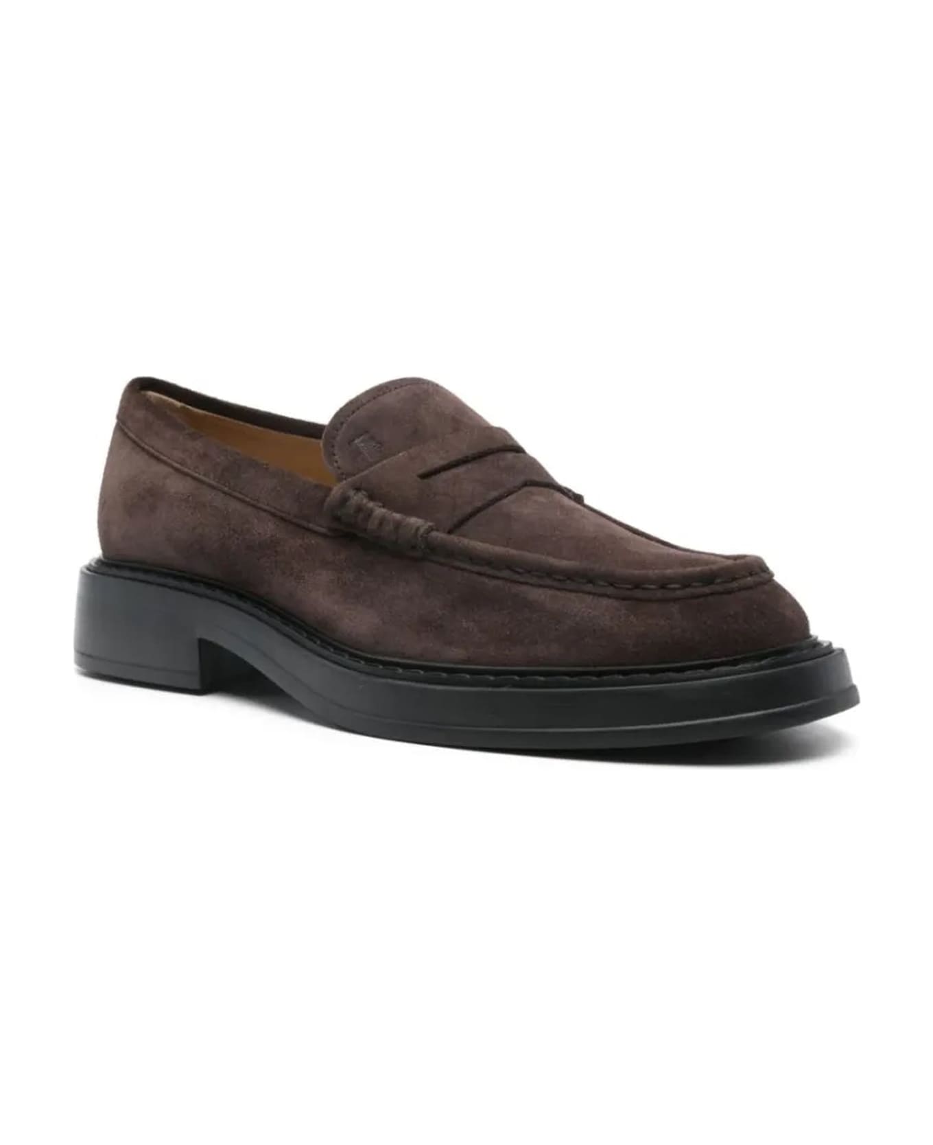 Tod's Tod S Suede Loafers - Brown