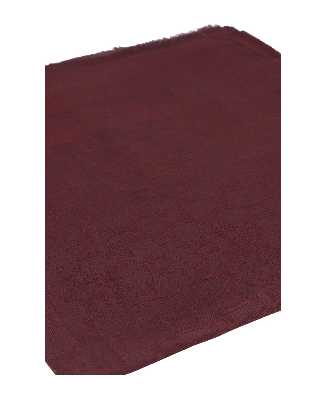 Elisabetta Franchi Jacquard Scarf - Red-purple or grape