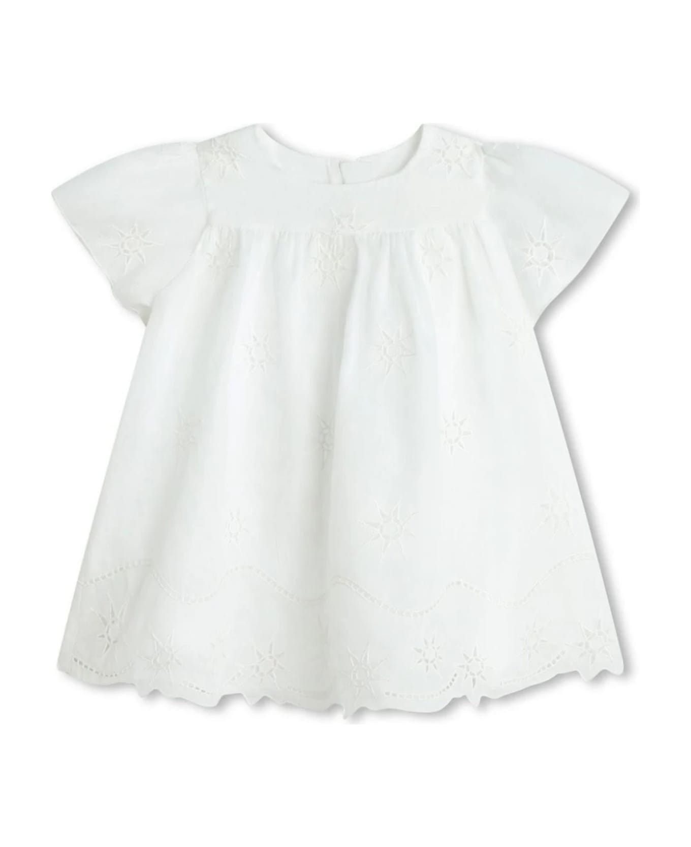 Chloé Chloè Kids Dresses White - White ワンピース＆ドレス