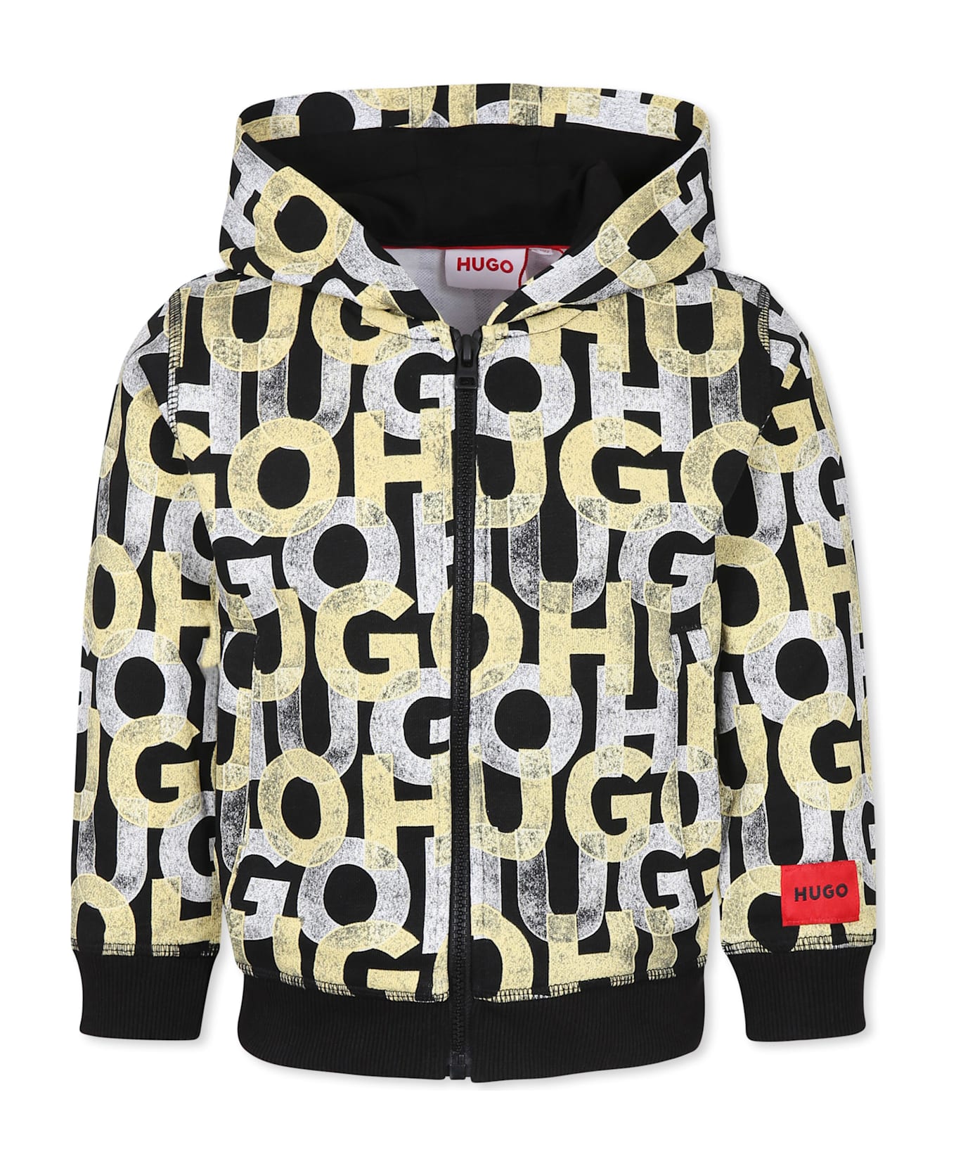 Hugo Boss Black Sweatshirt For Boy With Logo - Black