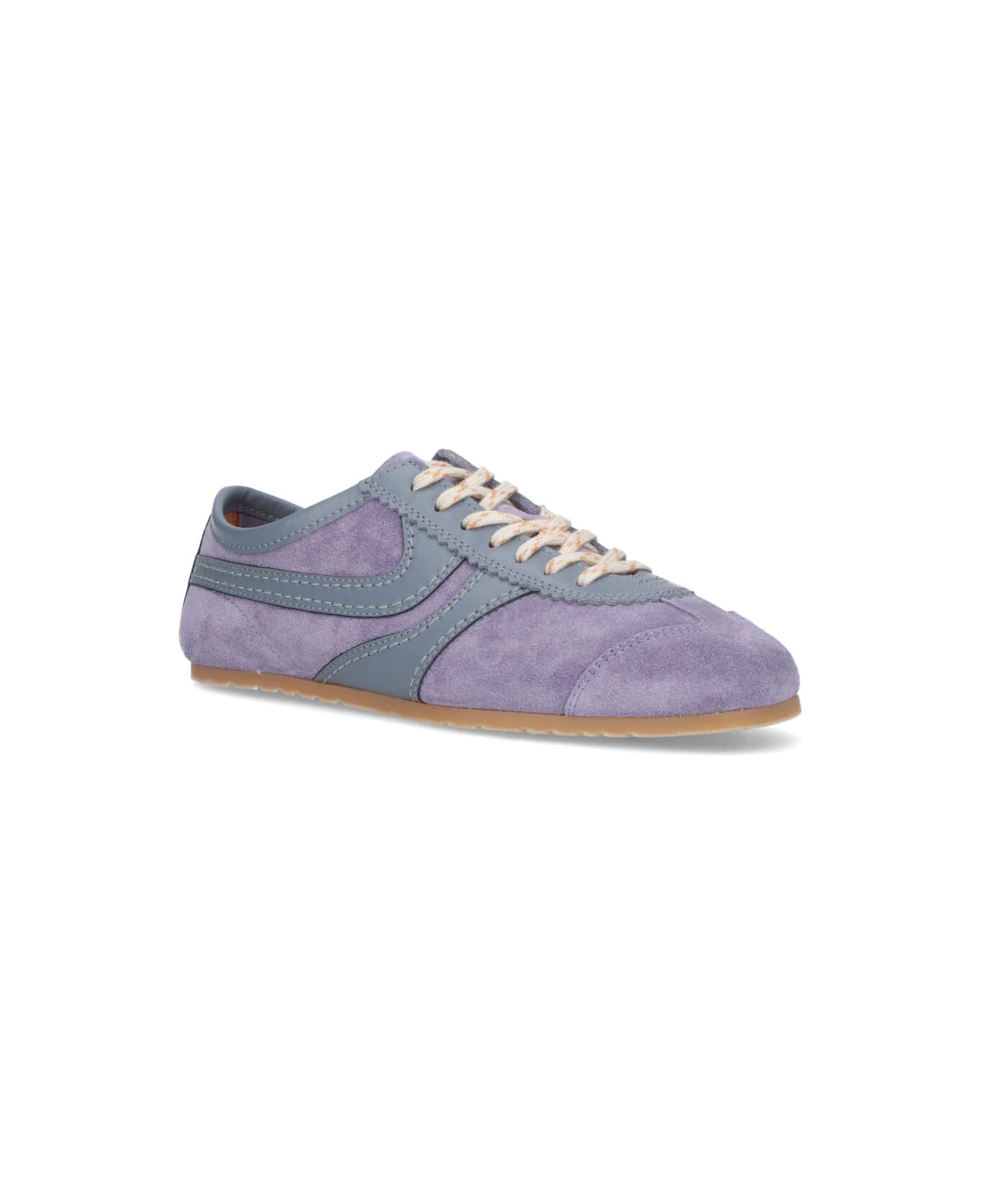 Dries Van Noten Suede Sneakers - Gray