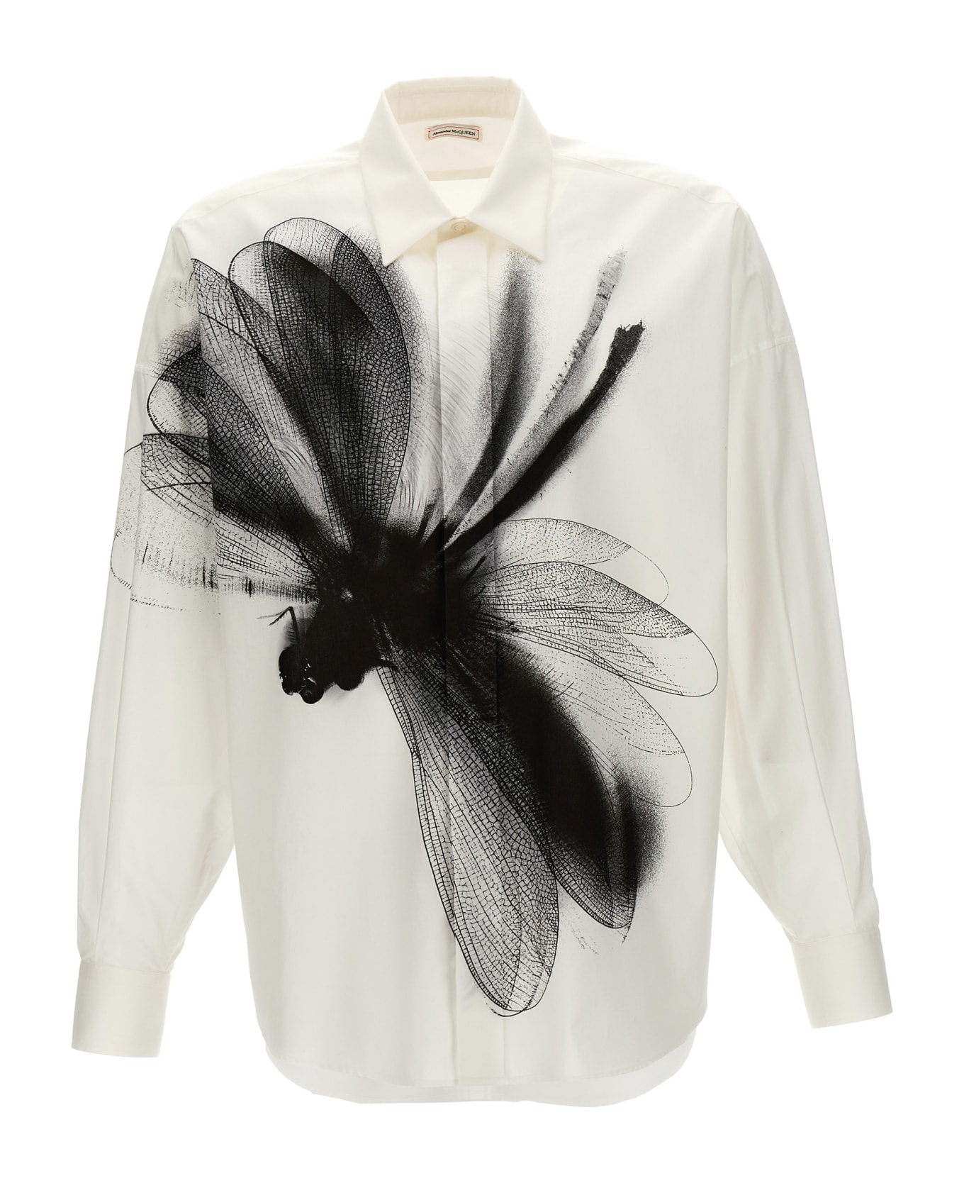 Alexander McQueen Printed Shirt - White/Black