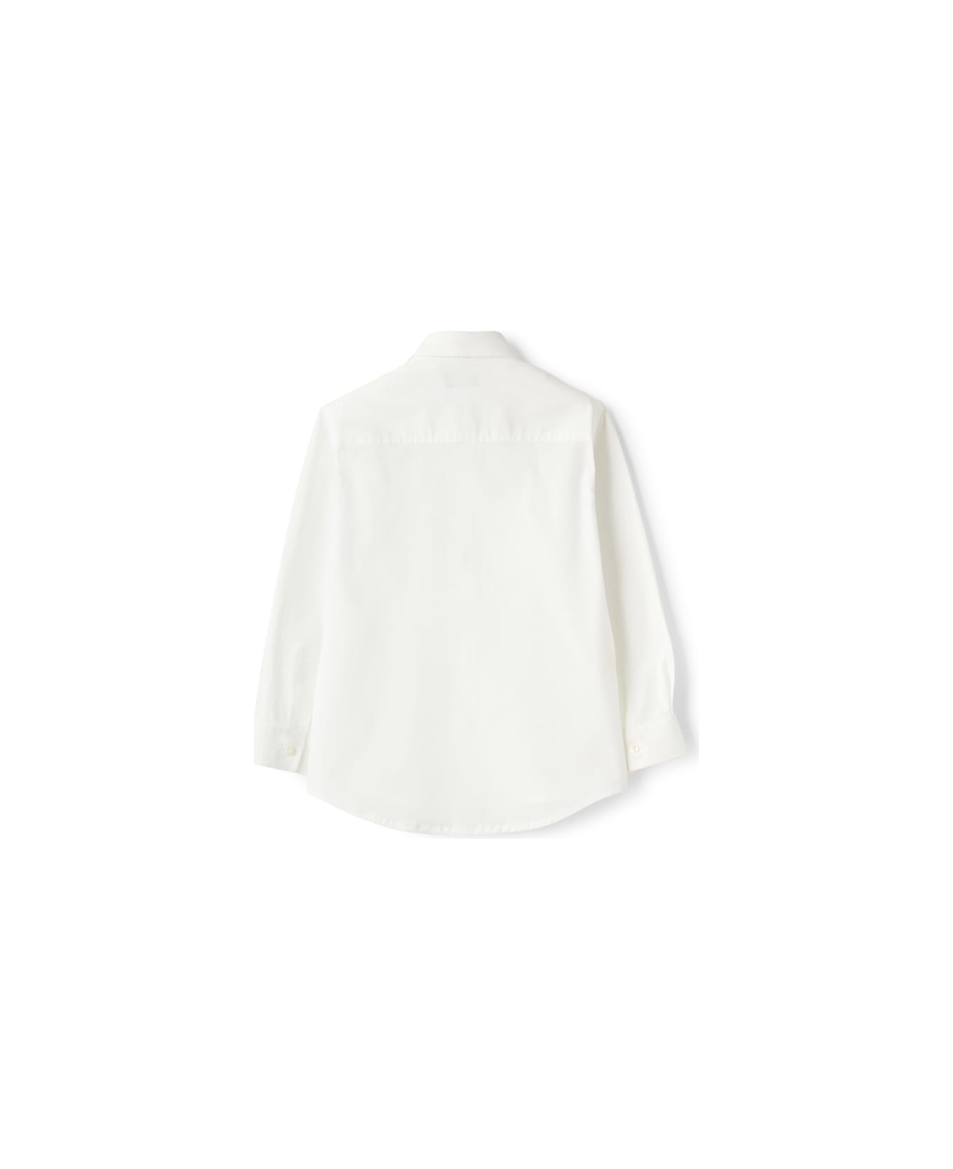 Il Gufo Shirt M/long - WHITE