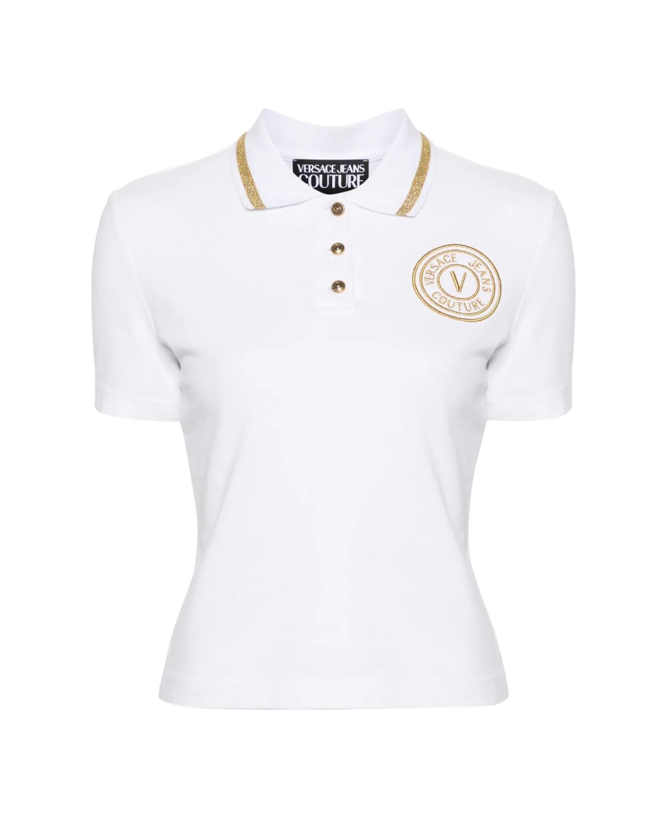 Versace Jeans Couture Polo - White Gold