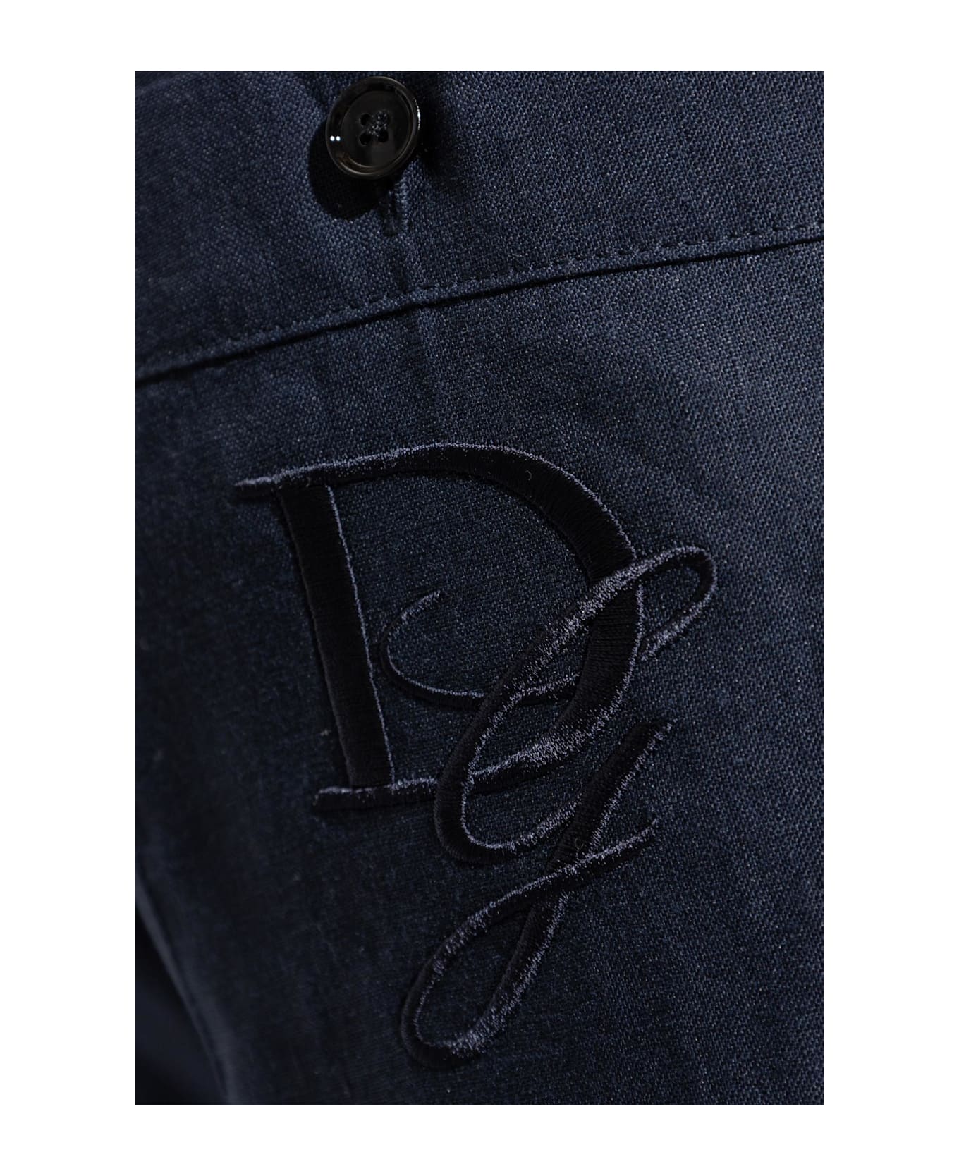 Dolce & Gabbana Linen Shorts - Blue