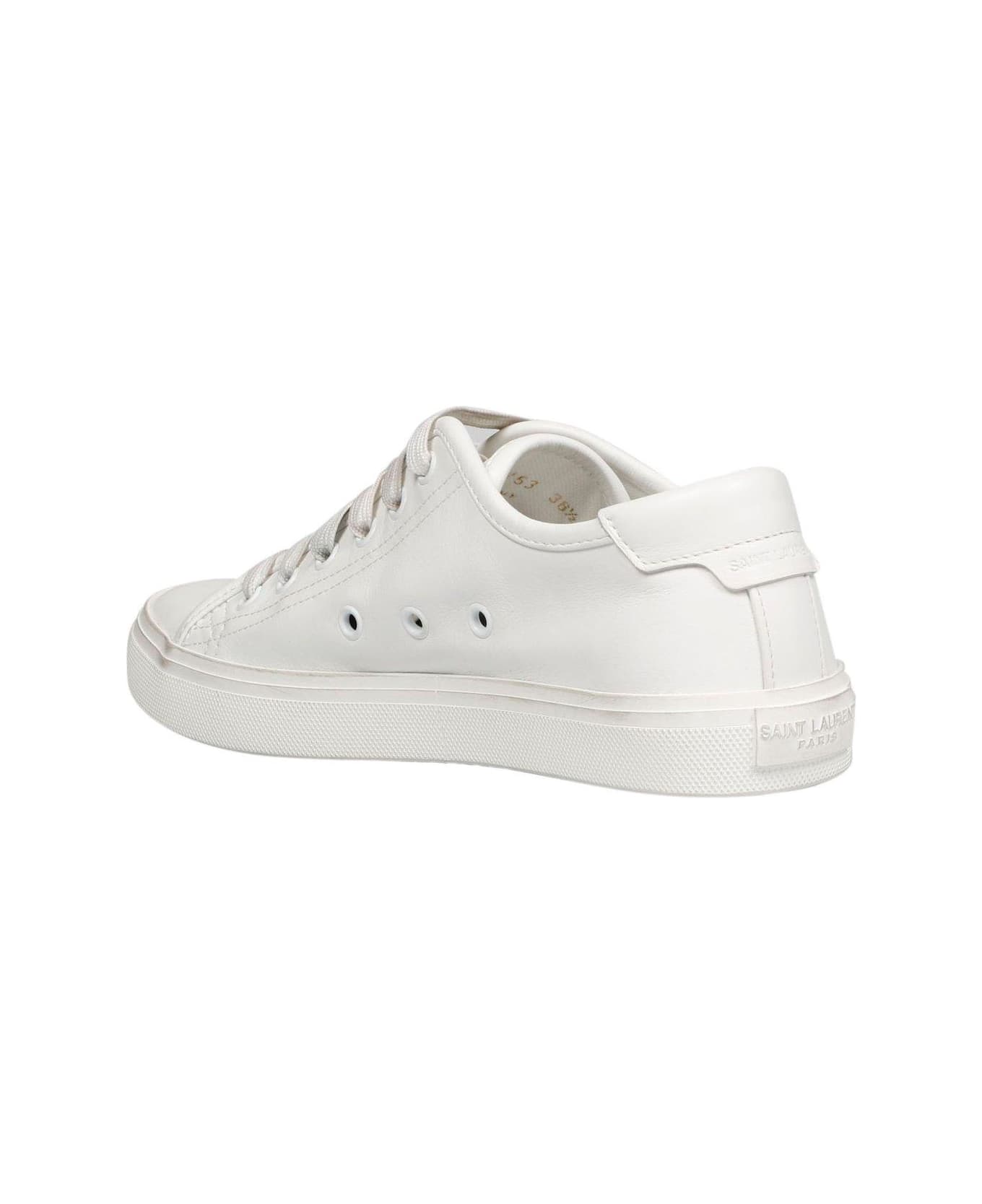 Saint Laurent Malibu Low-top Sneakers - Bianco