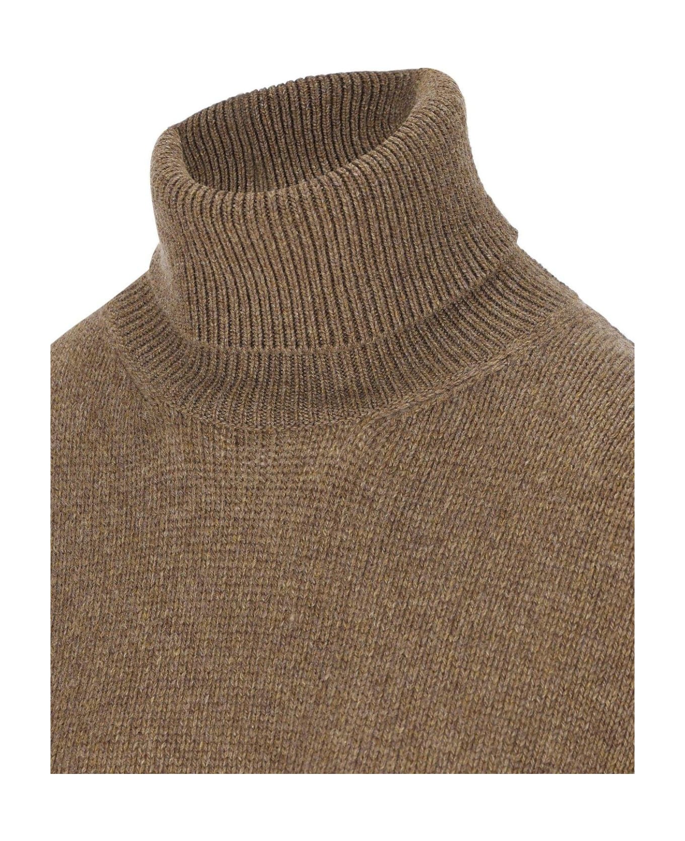 Loro Piana Fobello Turtleneck Jumper - TUNDRA MELANGE