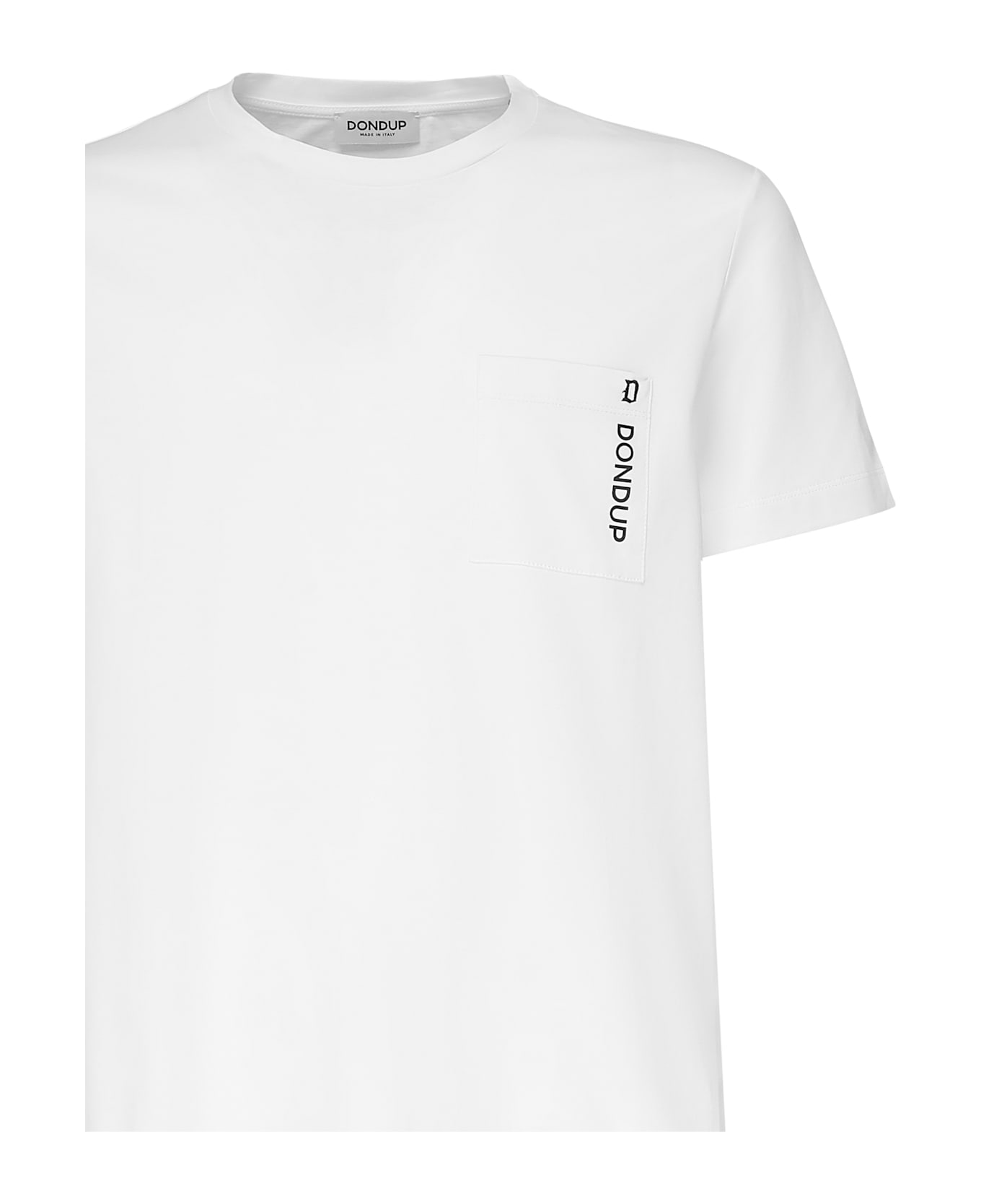 Dondup Jersey T-shirt With Logo - White