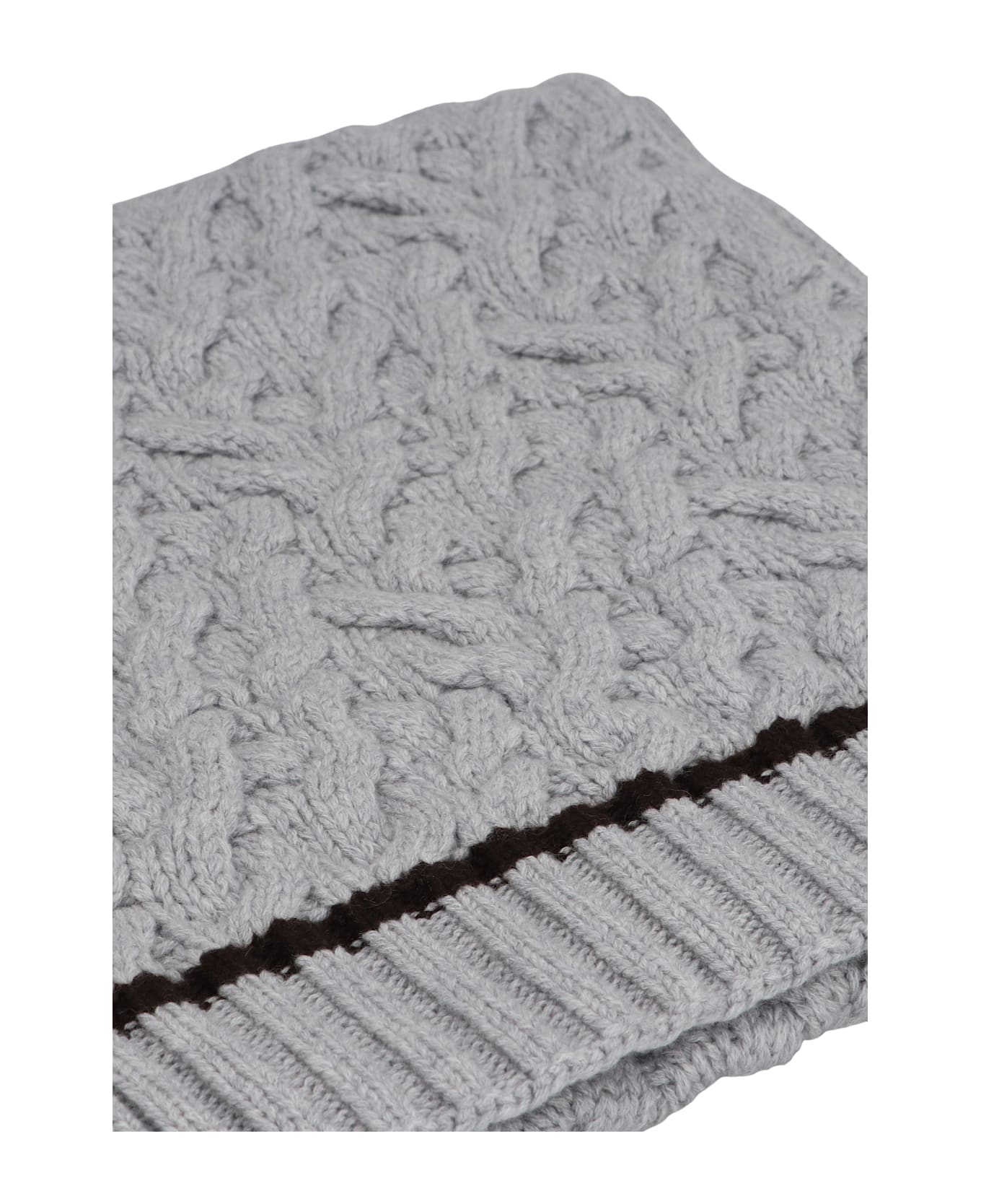 Malo Cashmere Scarf - grey