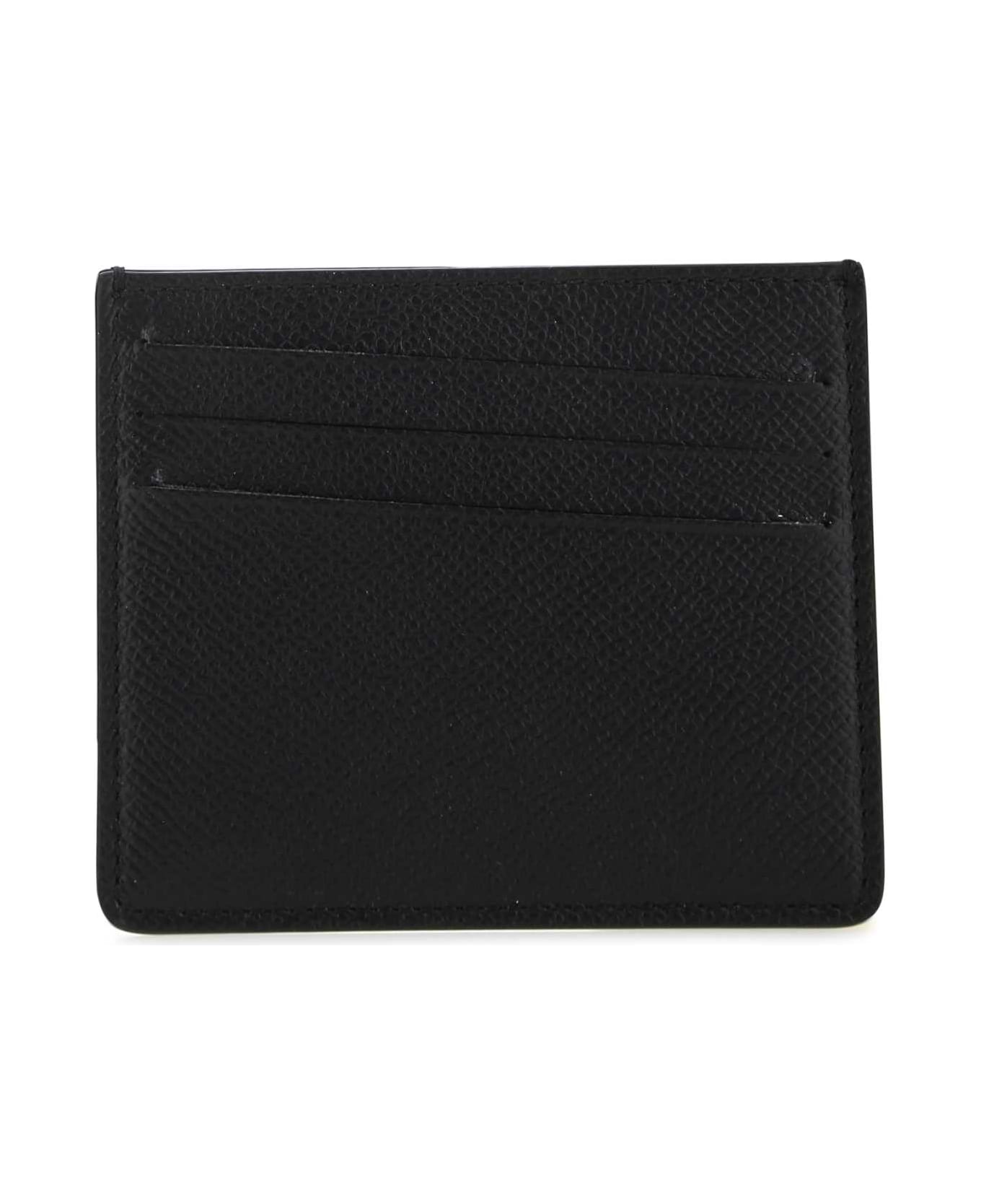 Maison Margiela Black Leather Card Holder - T8013