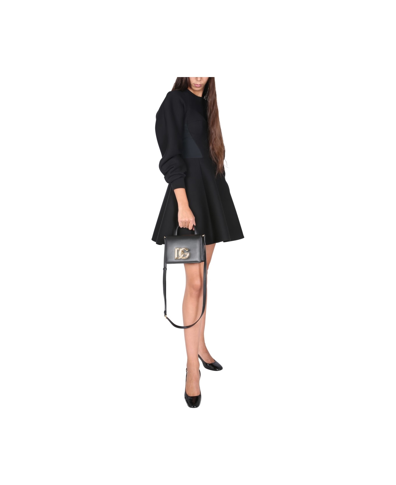 Dolce 
Gabbana Technical Jersey Dress - BLACK