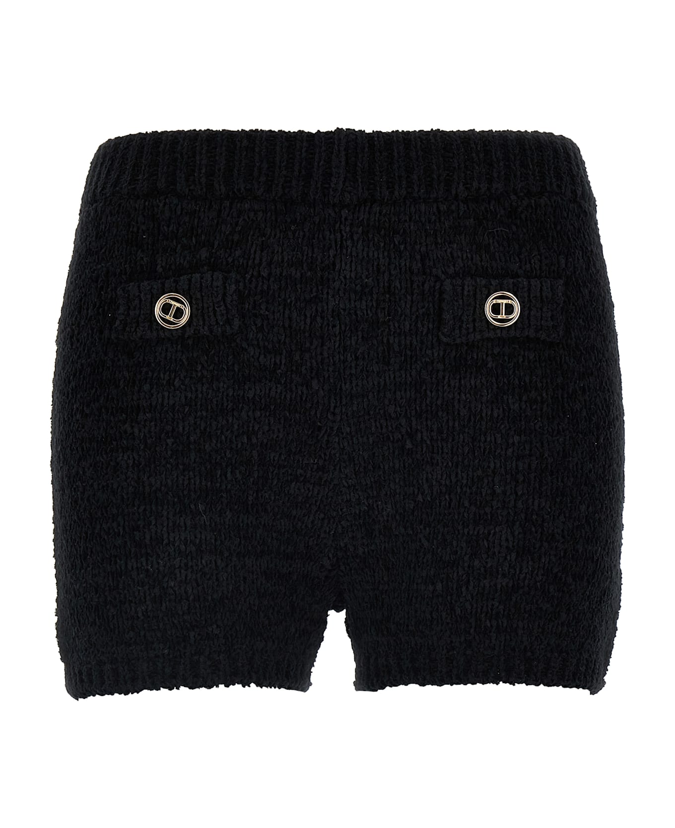 TwinSet 
oval T
 Shorts - Black  