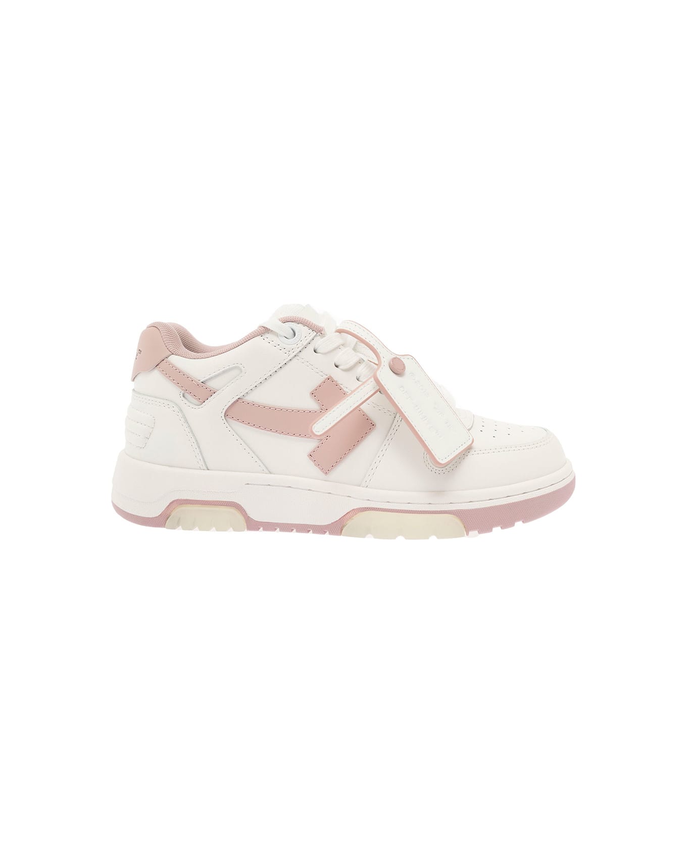 Off-White Out Of Office Calf Leather White Pink - Pink スニーカー