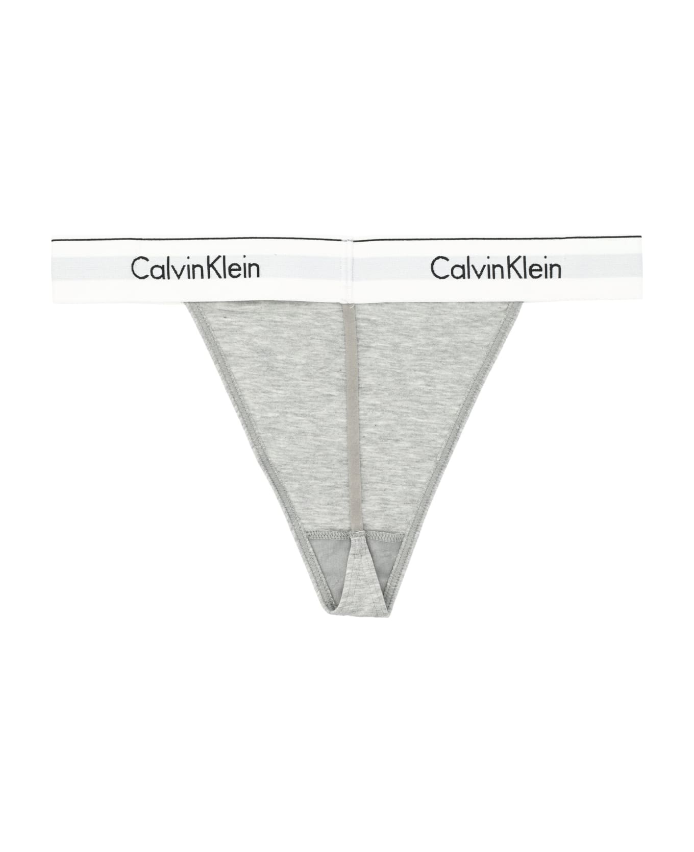 Calvin Klein String Thong - GRIGIO
