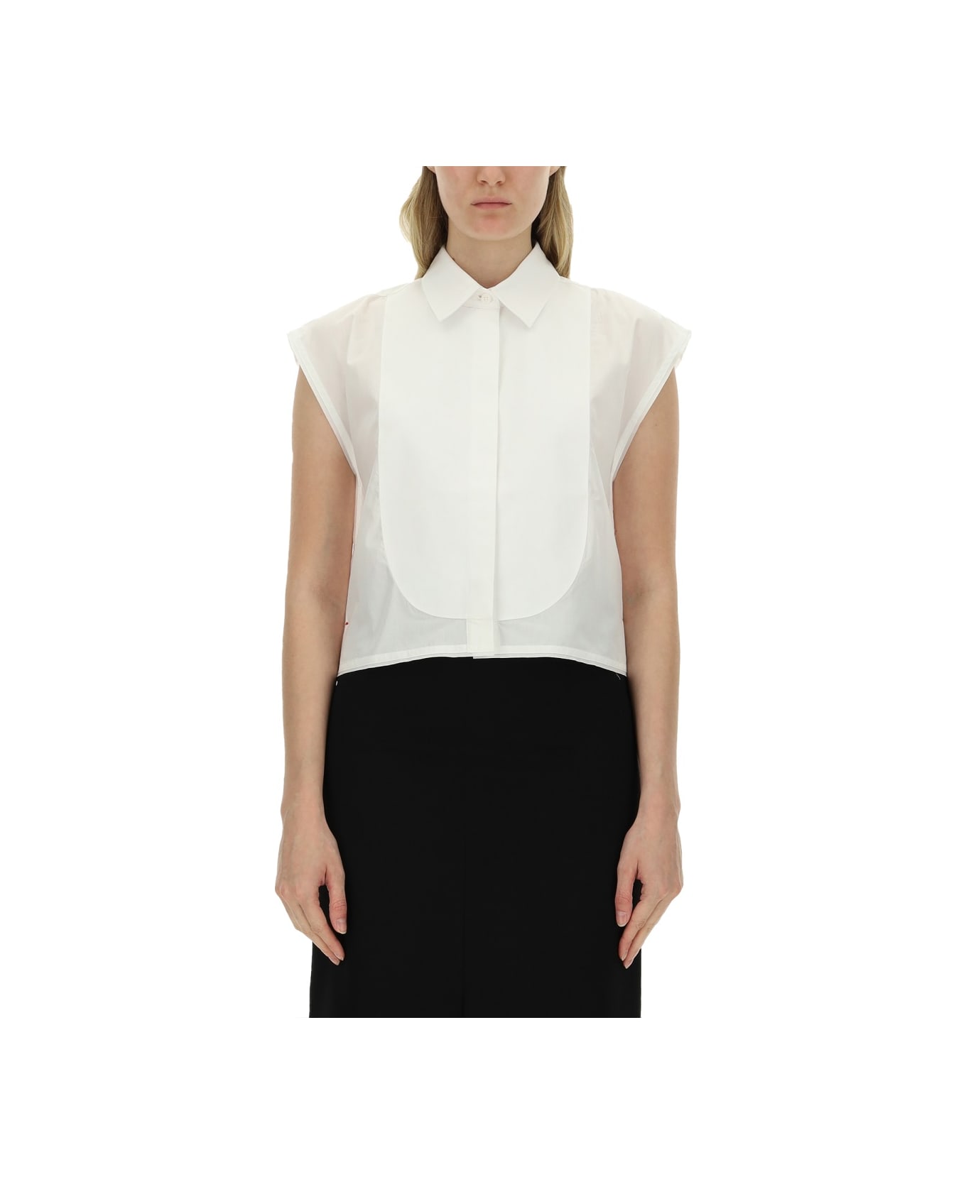 Victoria Beckham Cotton Shirt - WHITE