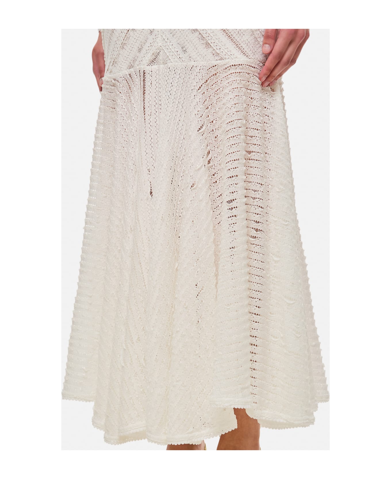 Charo Ruiz Souley Long Dress - White ワンピース＆ドレス