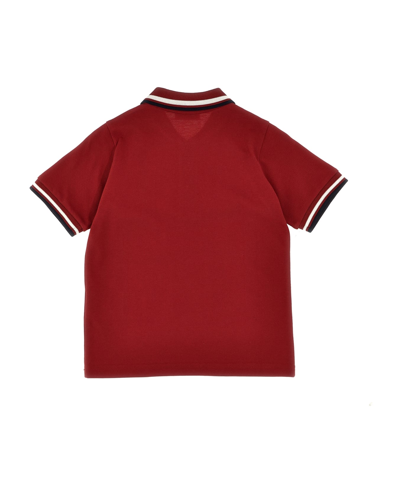 Moncler Logo Patch Polo Shirt - Red Tシャツ＆ポロシャツ