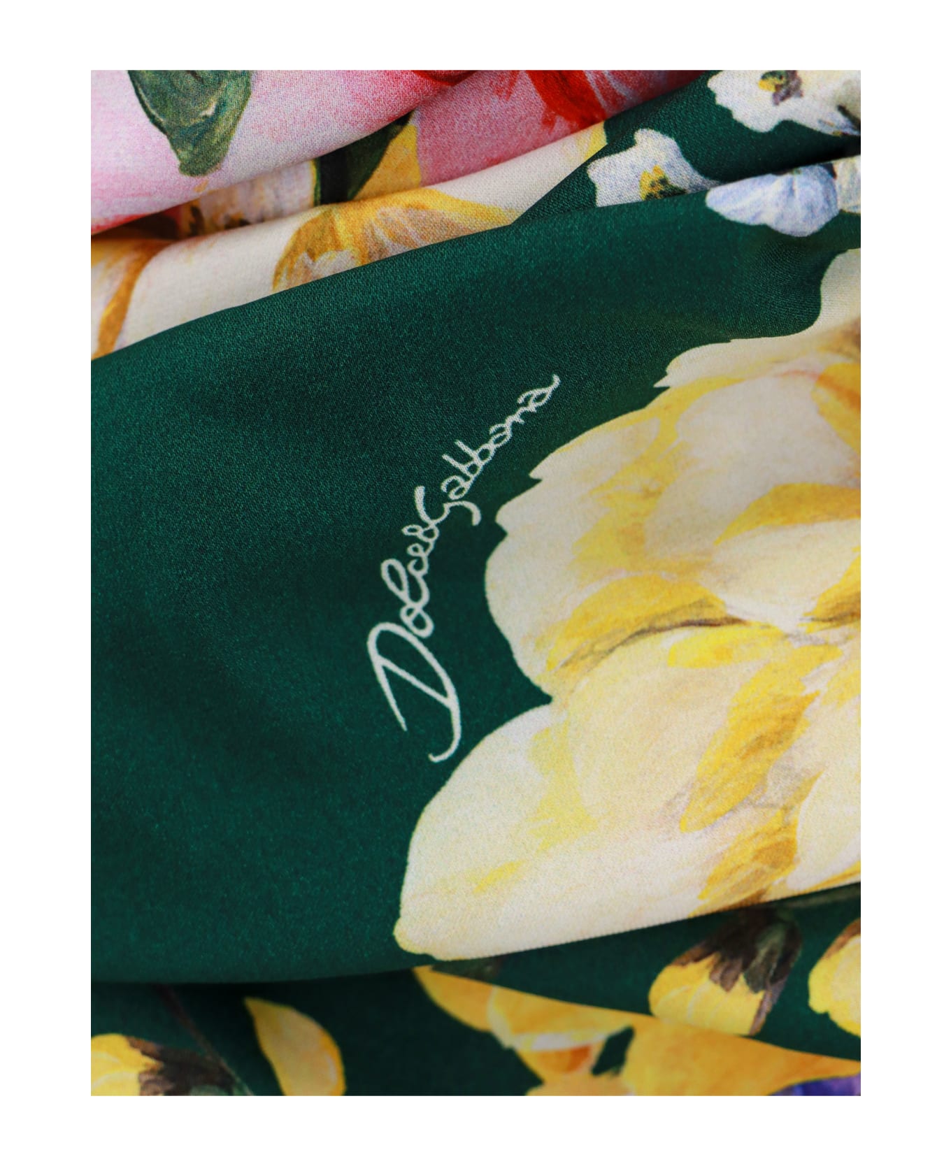 Dolce & Gabbana Giardino Dress - Green ワンピース＆ドレス