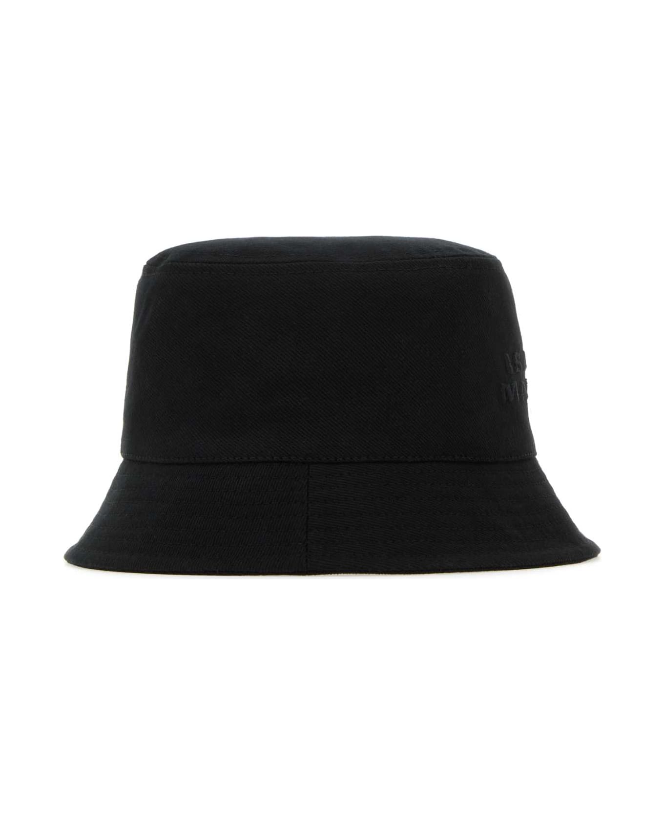 Isabel Marant Sand Cotton Haley Bucket Hat - BLACKBLACK