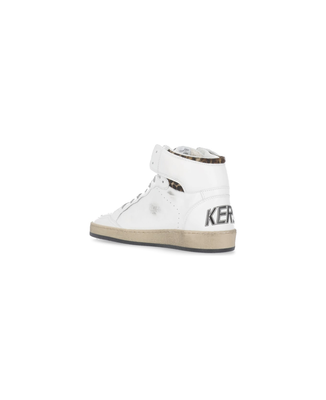 Golden Goose Sky-star Sneakers - White/Beige/Brown/Black Leo