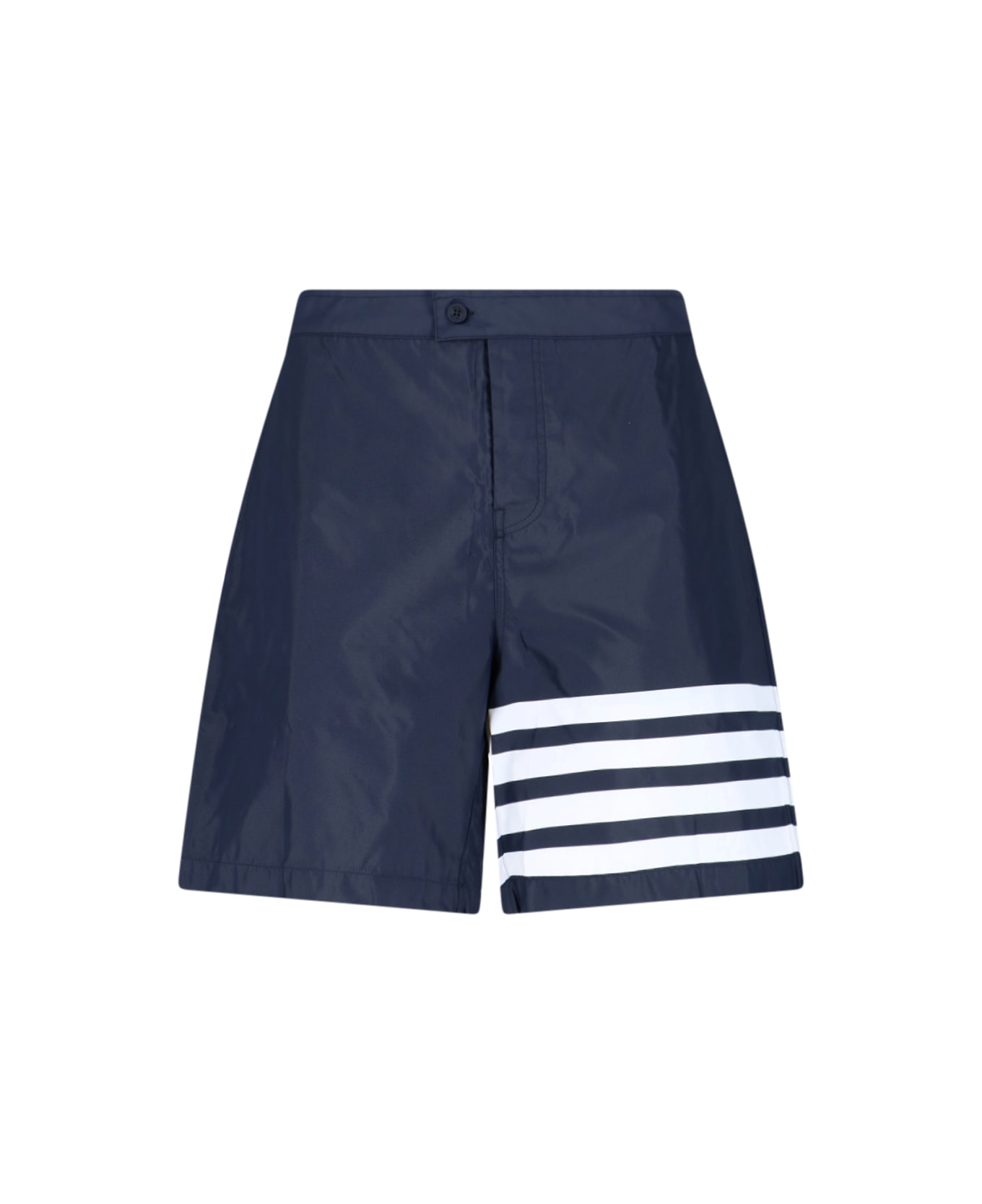 Thom Browne 4-bar Board Shorts - Blue 水着