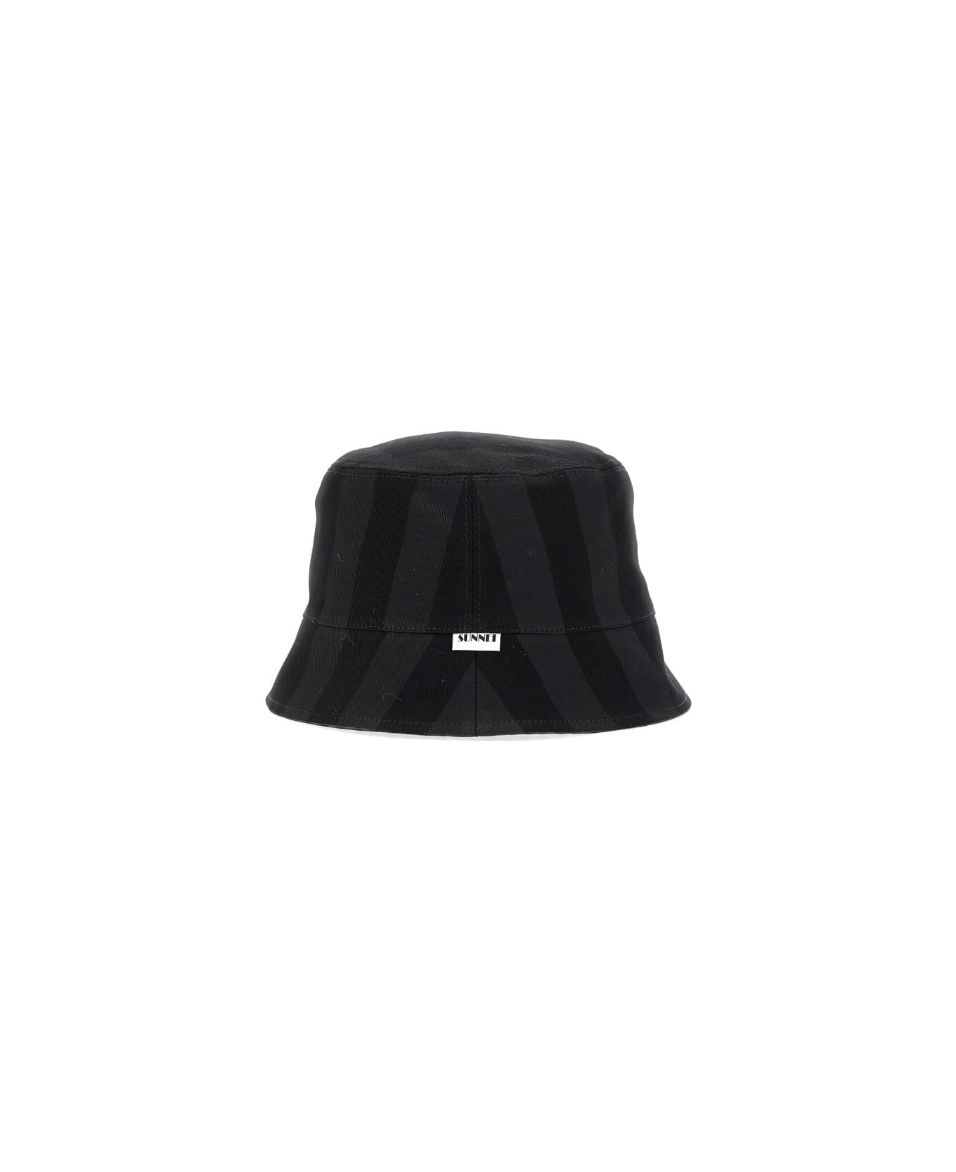 Sunnei Reversible Bucket Hat - BLACK 帽子