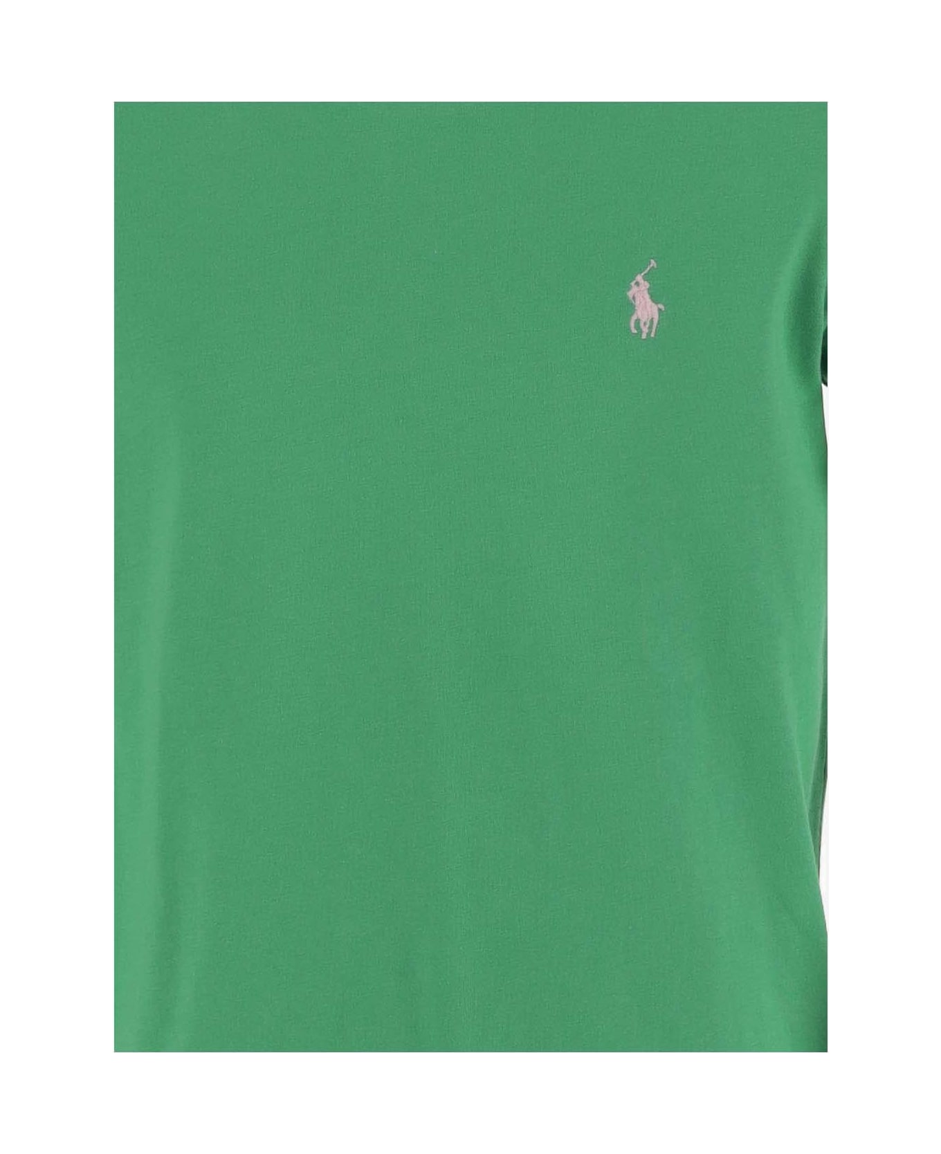Polo Ralph Lauren Cotton T-shirt With Logo - Green トップス